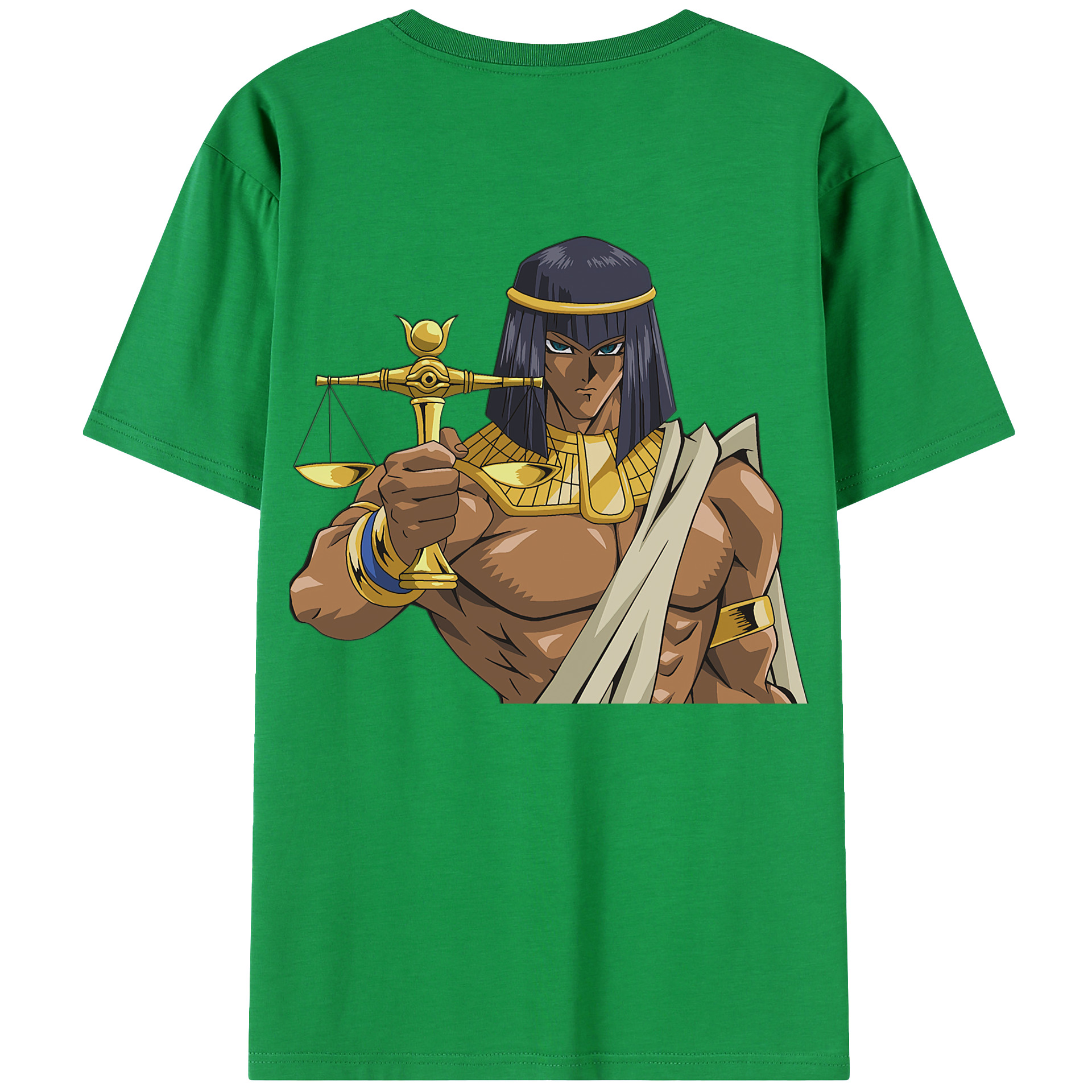 （画像用） 遊☆戯☆王 Yu-Gi-Oh! 綿100％ メンズ半袖Tシャツ（バックプリント） 通気性