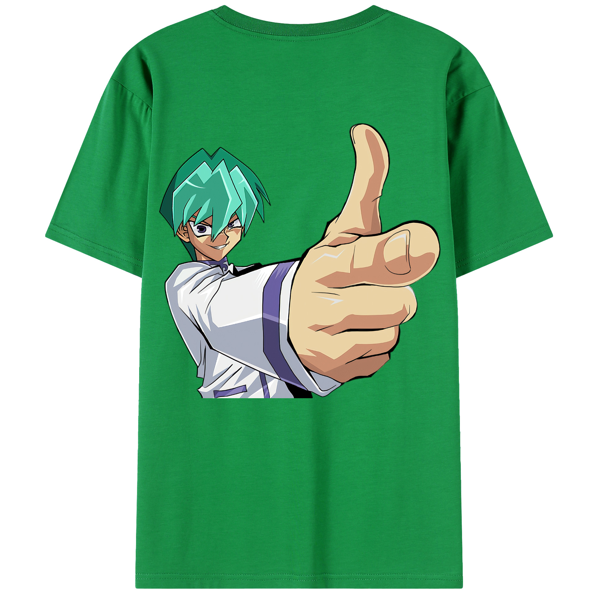 （画像用） 遊☆戯☆王 Yu-Gi-Oh! 綿100％ メンズ半袖Tシャツ（バックプリント） 通気性