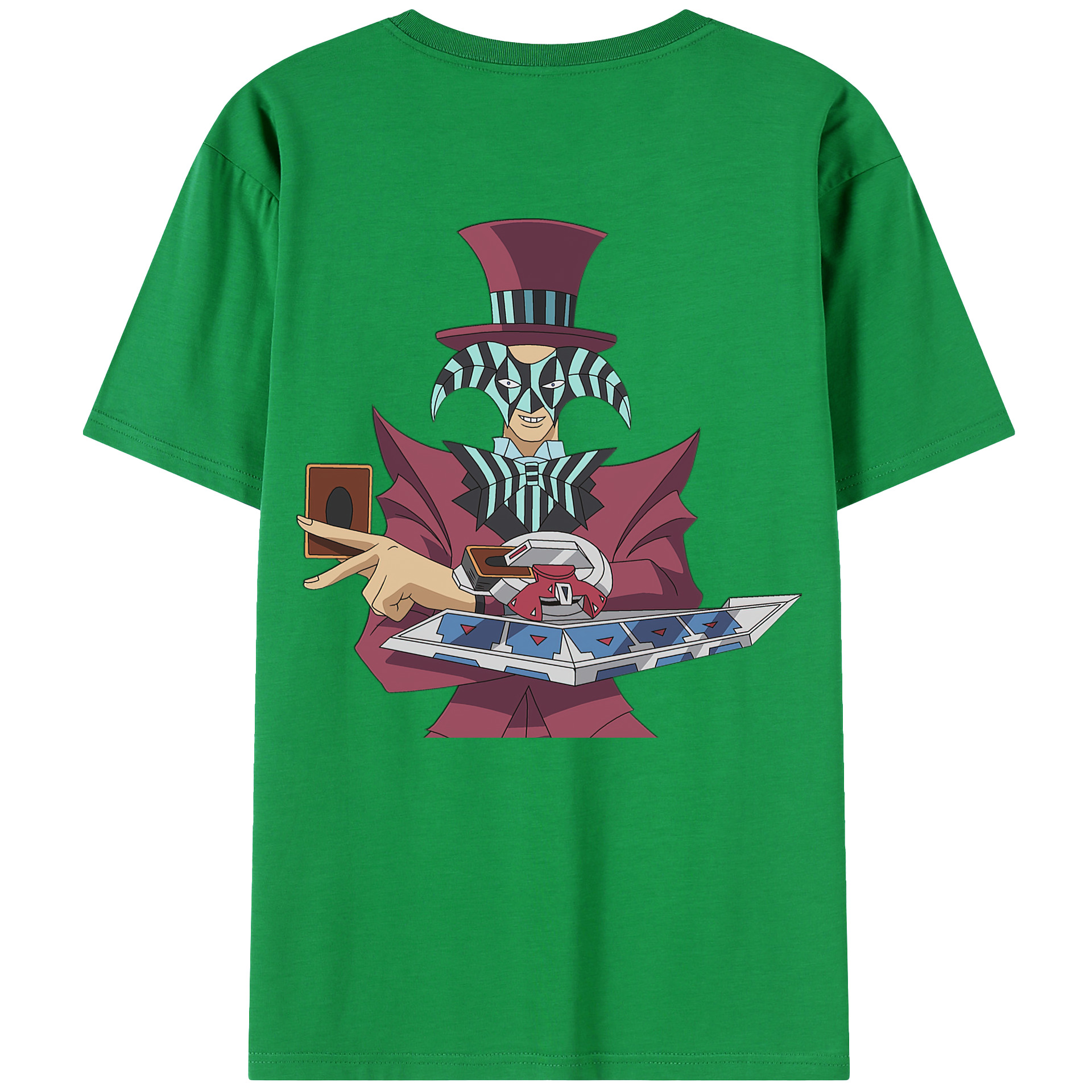 （画像用） 遊☆戯☆王 Yu-Gi-Oh! 綿100％ メンズ半袖Tシャツ（バックプリント） 通気性