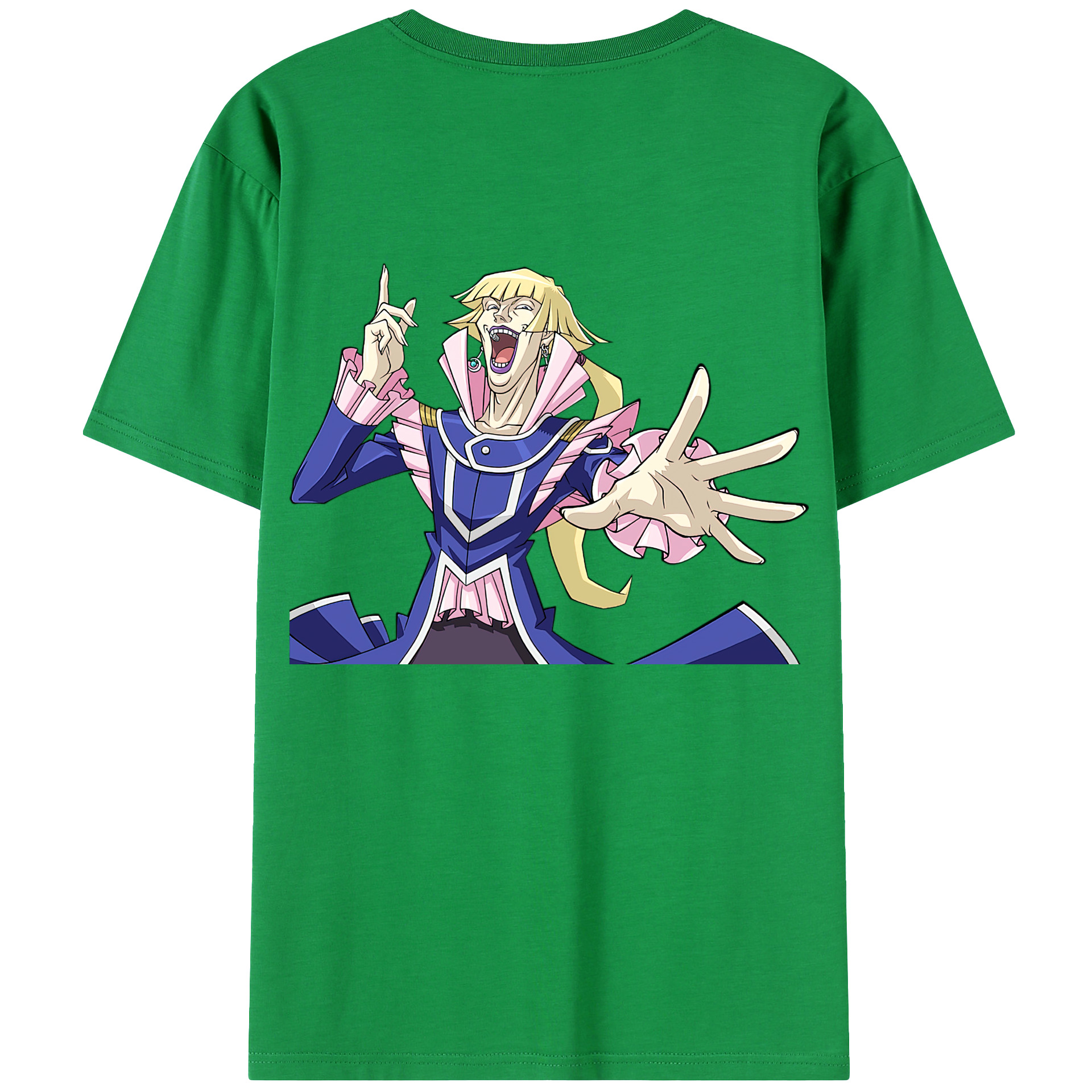 （画像用） 遊☆戯☆王 Yu-Gi-Oh! 綿100％ メンズ半袖Tシャツ（バックプリント） 通気性