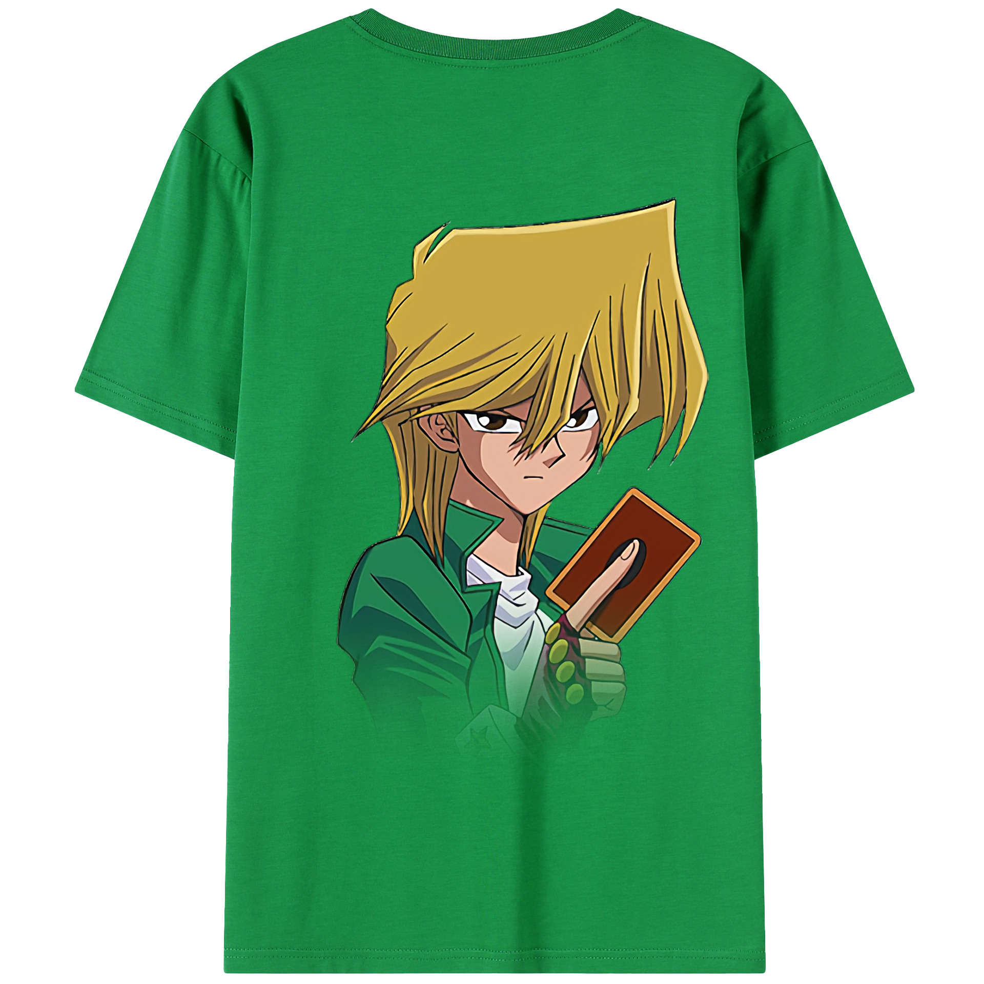 （画像用） 遊☆戯☆王 Yu-Gi-Oh! 綿100％ メンズ半袖Tシャツ（バックプリント） 通気性