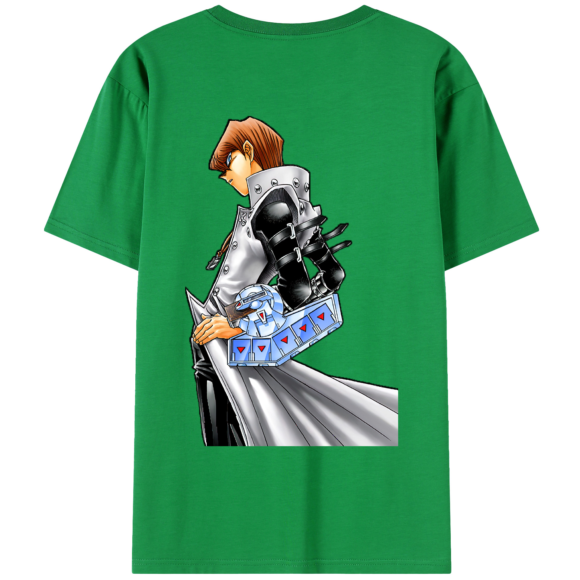 （画像用） 遊☆戯☆王 Yu-Gi-Oh! 綿100％ メンズ半袖Tシャツ（バックプリント） 通気性