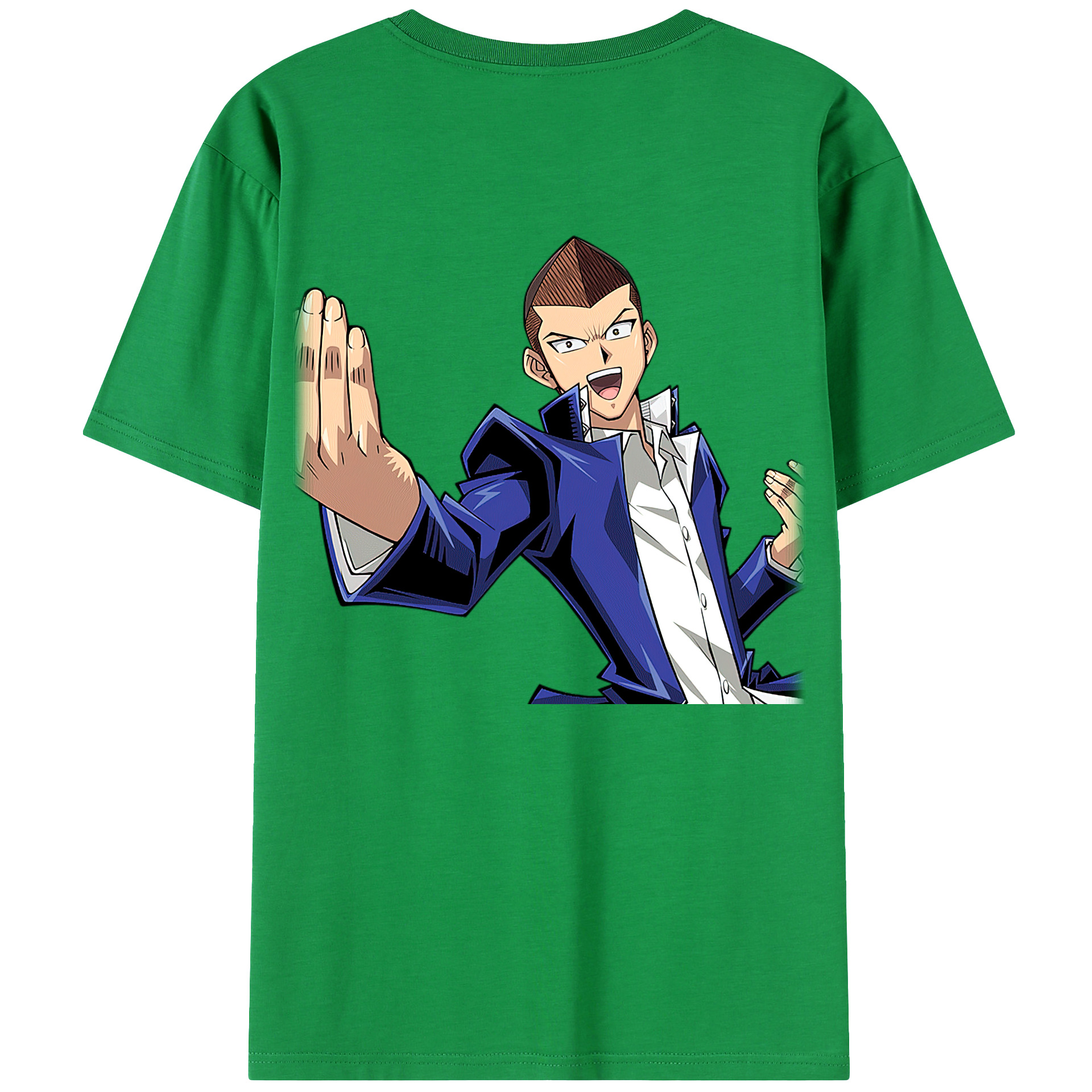 （画像用） 遊☆戯☆王 Yu-Gi-Oh! 綿100％ メンズ半袖Tシャツ（バックプリント） 通気性