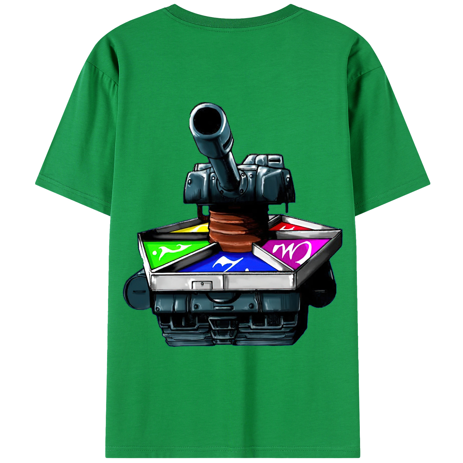 （画像用） 遊☆戯☆王 Yu-Gi-Oh! 綿100％ メンズ半袖Tシャツ（バックプリント） 通気性