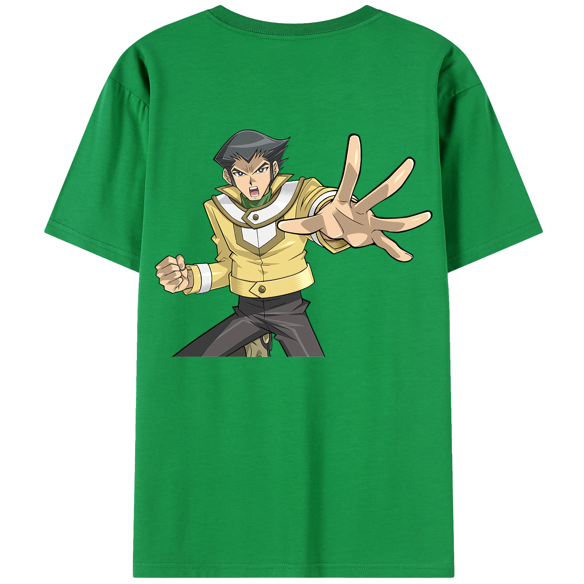 （画像用） 遊☆戯☆王 Yu-Gi-Oh! 綿100％ メンズ半袖Tシャツ（バックプリント） 通気性
