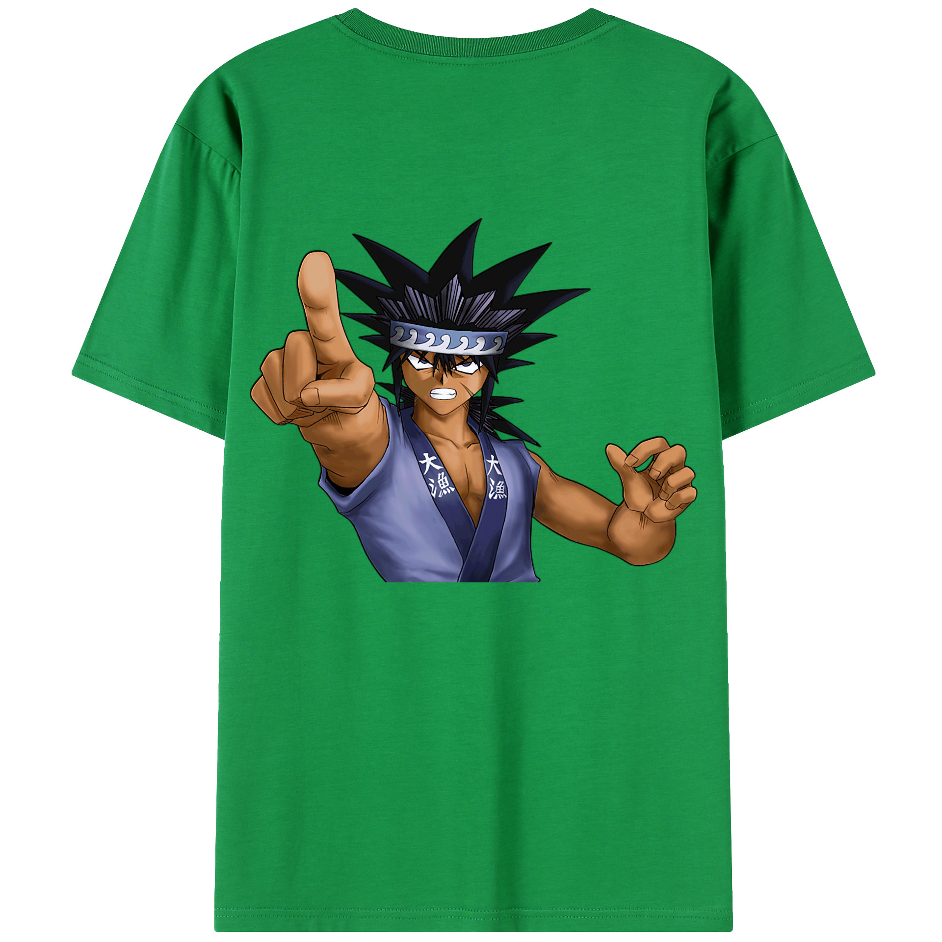 （画像用） 遊☆戯☆王 Yu-Gi-Oh! 綿100％ メンズ半袖Tシャツ（バックプリント） 通気性