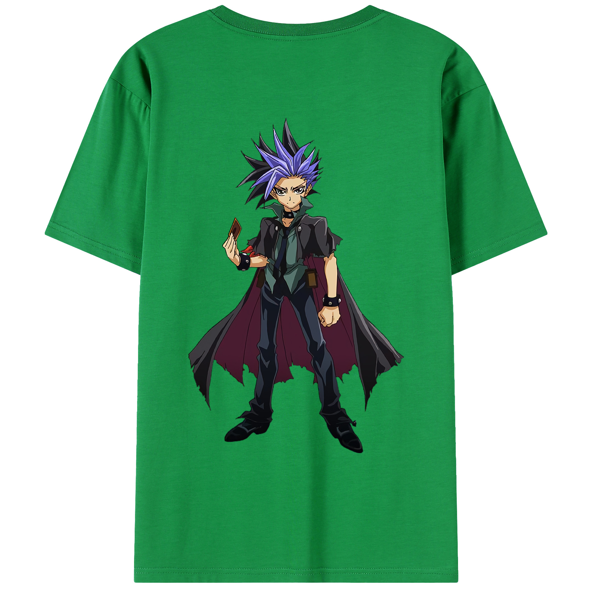 （画像用） 遊☆戯☆王 Yu-Gi-Oh! 綿100％ メンズ半袖Tシャツ（バックプリント） 通気性