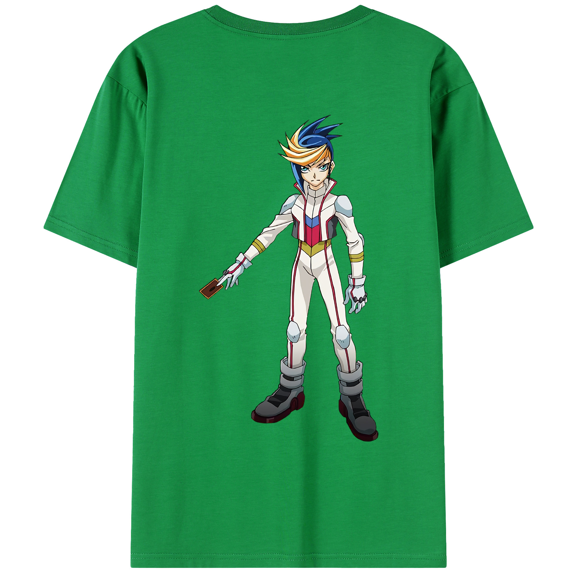（画像用） 遊☆戯☆王 Yu-Gi-Oh! 綿100％ メンズ半袖Tシャツ（バックプリント） 通気性