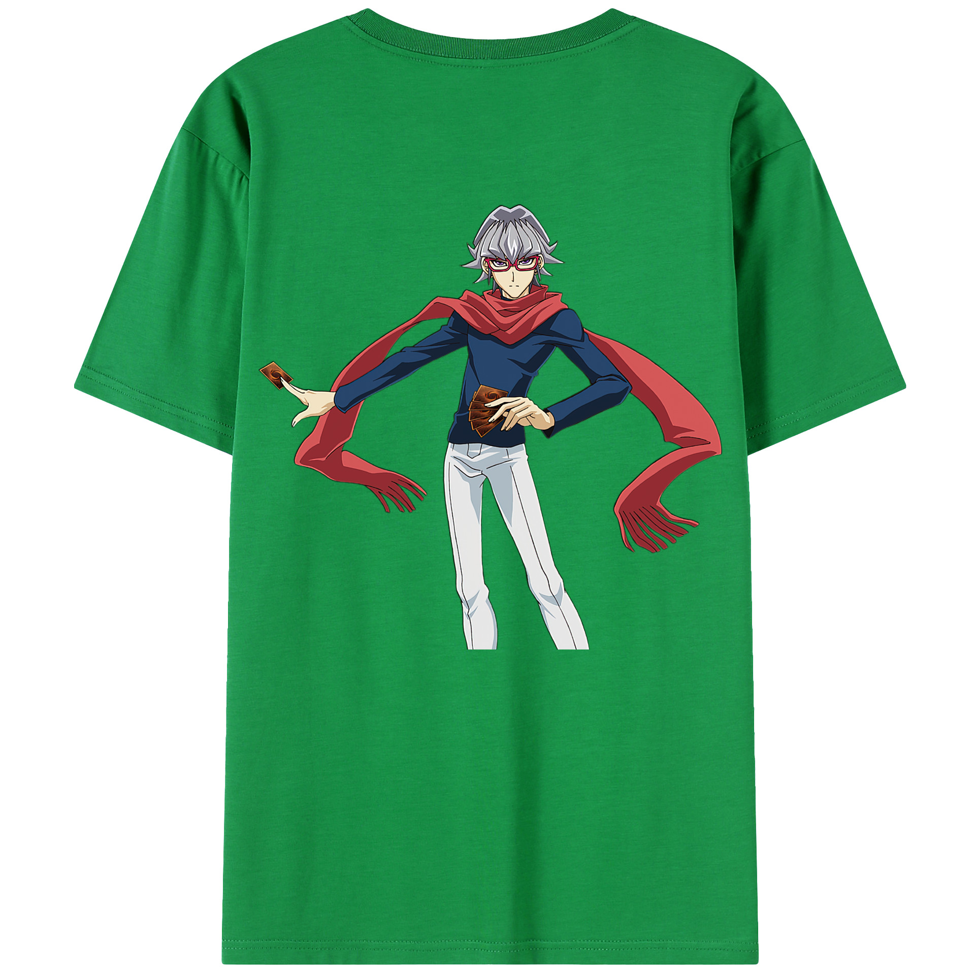 （画像用） 遊☆戯☆王 Yu-Gi-Oh! 綿100％ メンズ半袖Tシャツ（バックプリント） 通気性