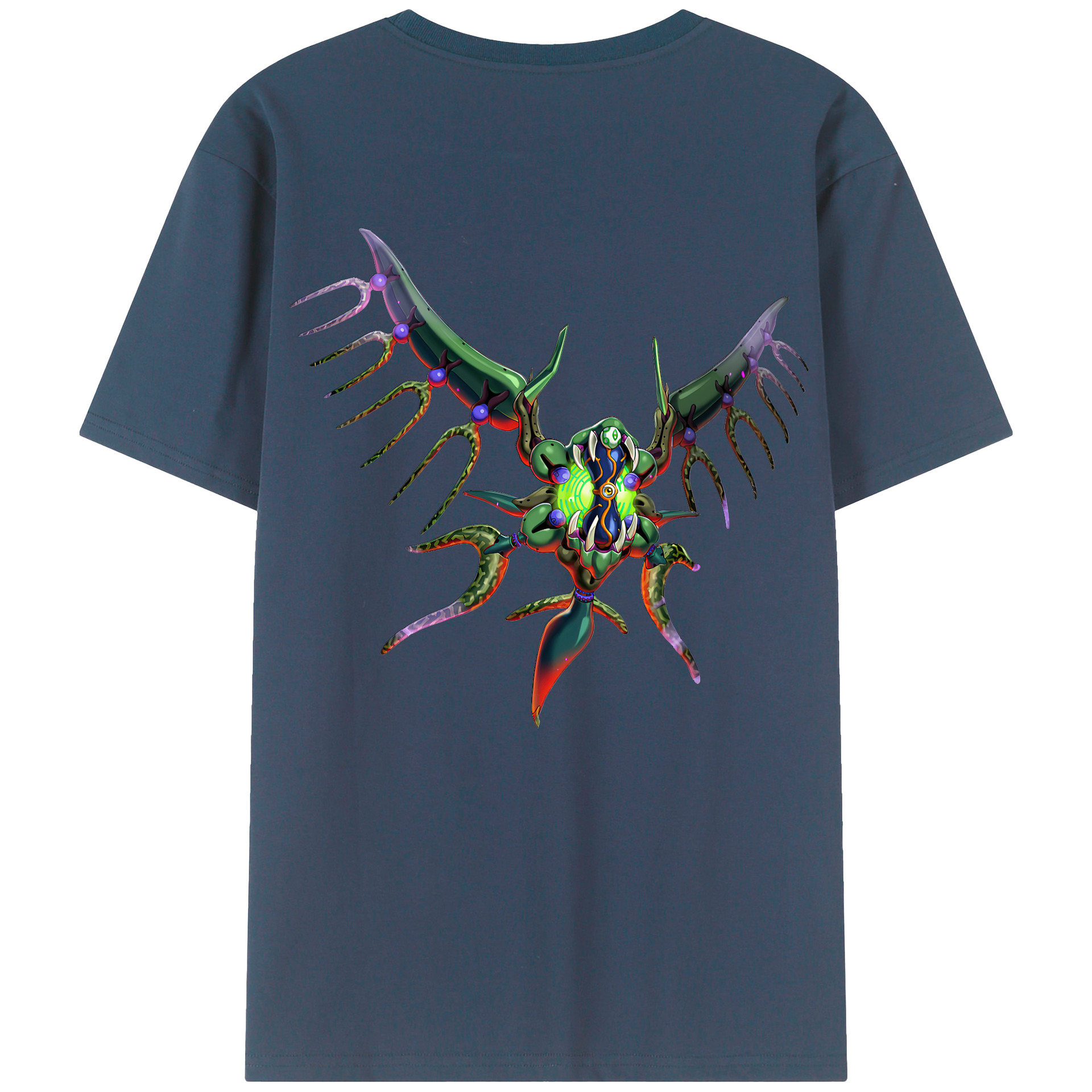 （画像用） 遊☆戯☆王 Yu-Gi-Oh! 綿100％ メンズ半袖Tシャツ（バックプリント） 通気性