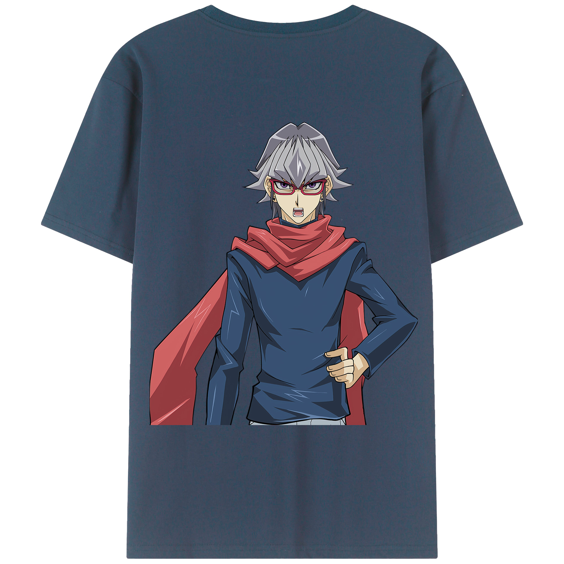 （画像用） 遊☆戯☆王 Yu-Gi-Oh! 綿100％ メンズ半袖Tシャツ（バックプリント） 通気性