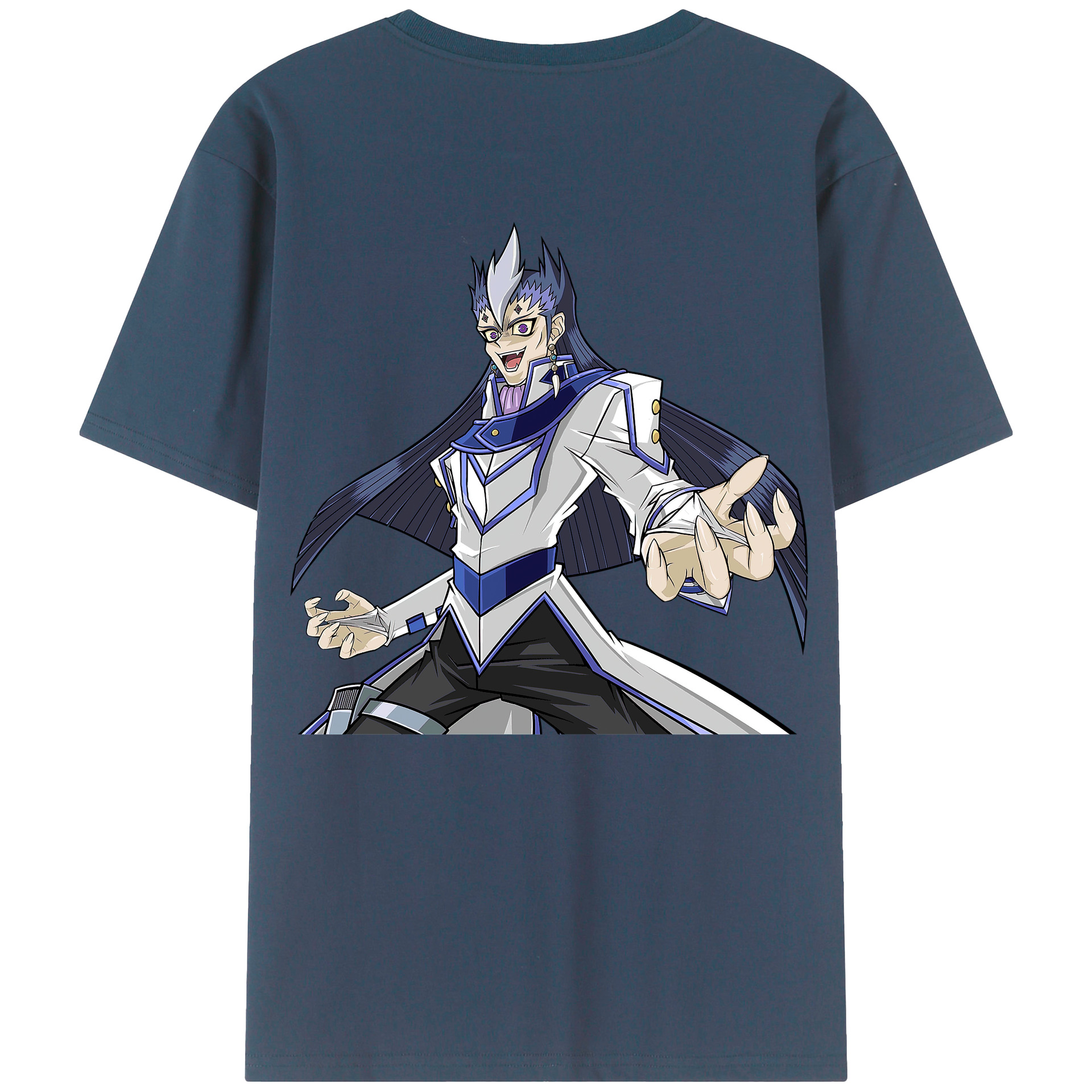 （画像用） 遊☆戯☆王 Yu-Gi-Oh! 綿100％ メンズ半袖Tシャツ（バックプリント） 通気性
