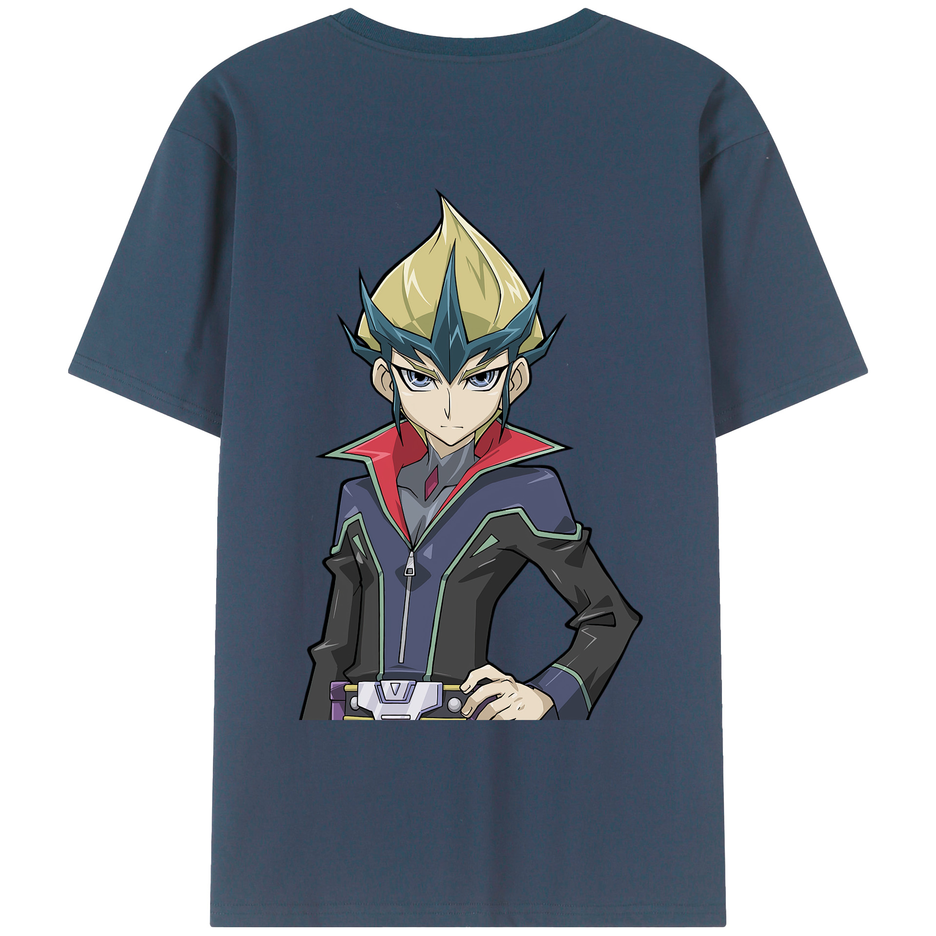 （画像用） 遊☆戯☆王 Yu-Gi-Oh! 綿100％ メンズ半袖Tシャツ（バックプリント） 通気性