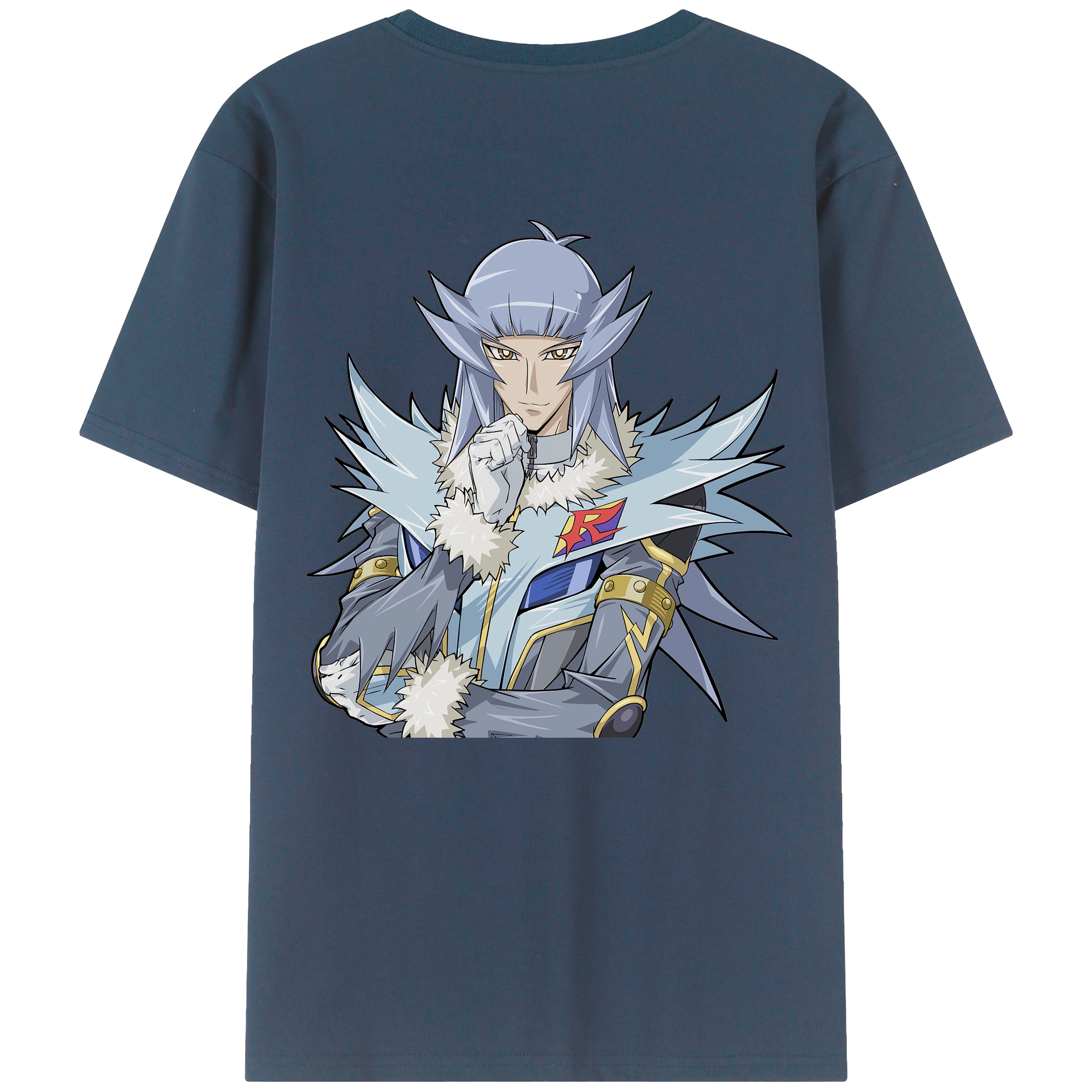（画像用） 遊☆戯☆王 Yu-Gi-Oh! 綿100％ メンズ半袖Tシャツ（バックプリント） 通気性