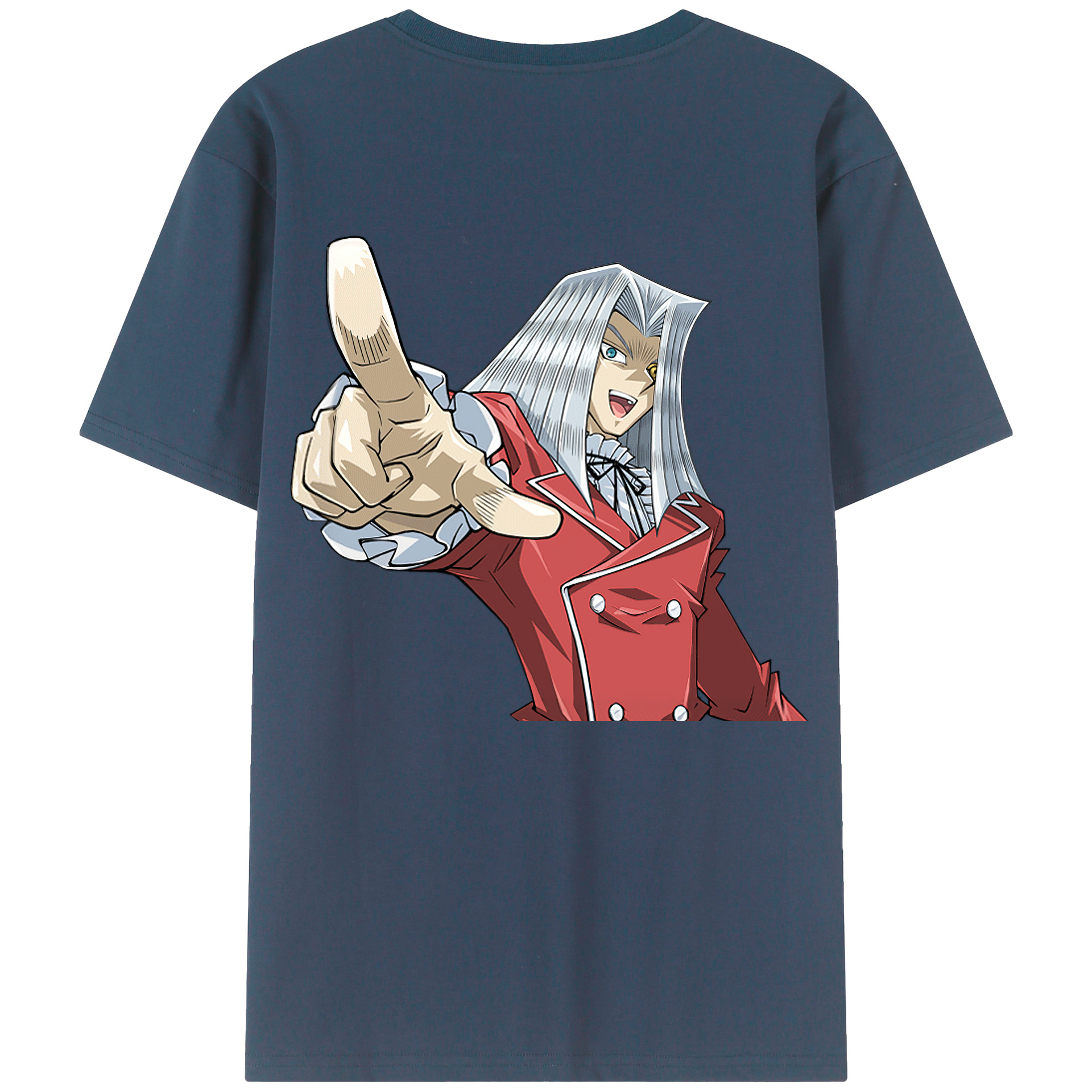 （画像用） 遊☆戯☆王 Yu-Gi-Oh! 綿100％ メンズ半袖Tシャツ（バックプリント） 通気性
