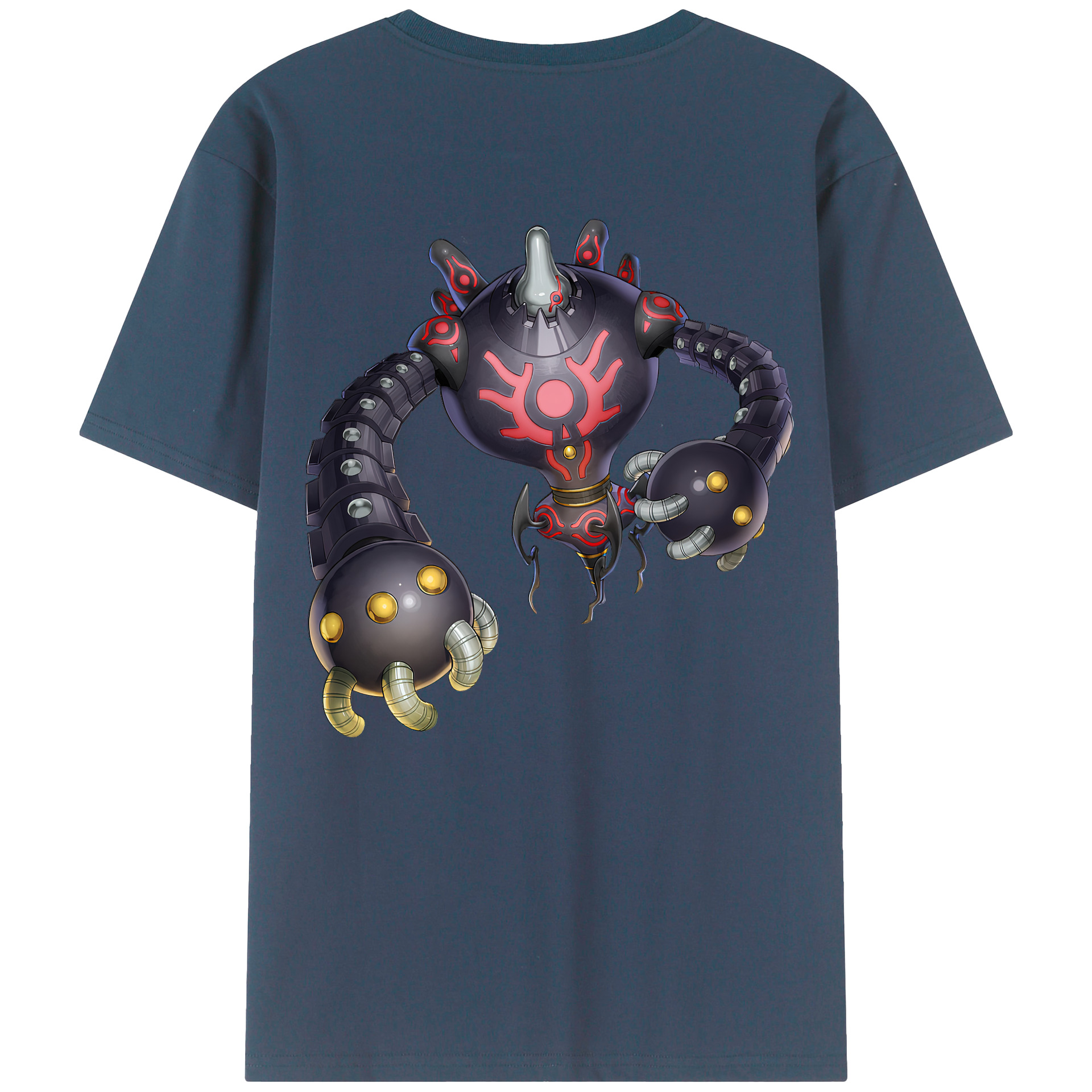 （画像用） 遊☆戯☆王 Yu-Gi-Oh! 綿100％ メンズ半袖Tシャツ（バックプリント） 通気性