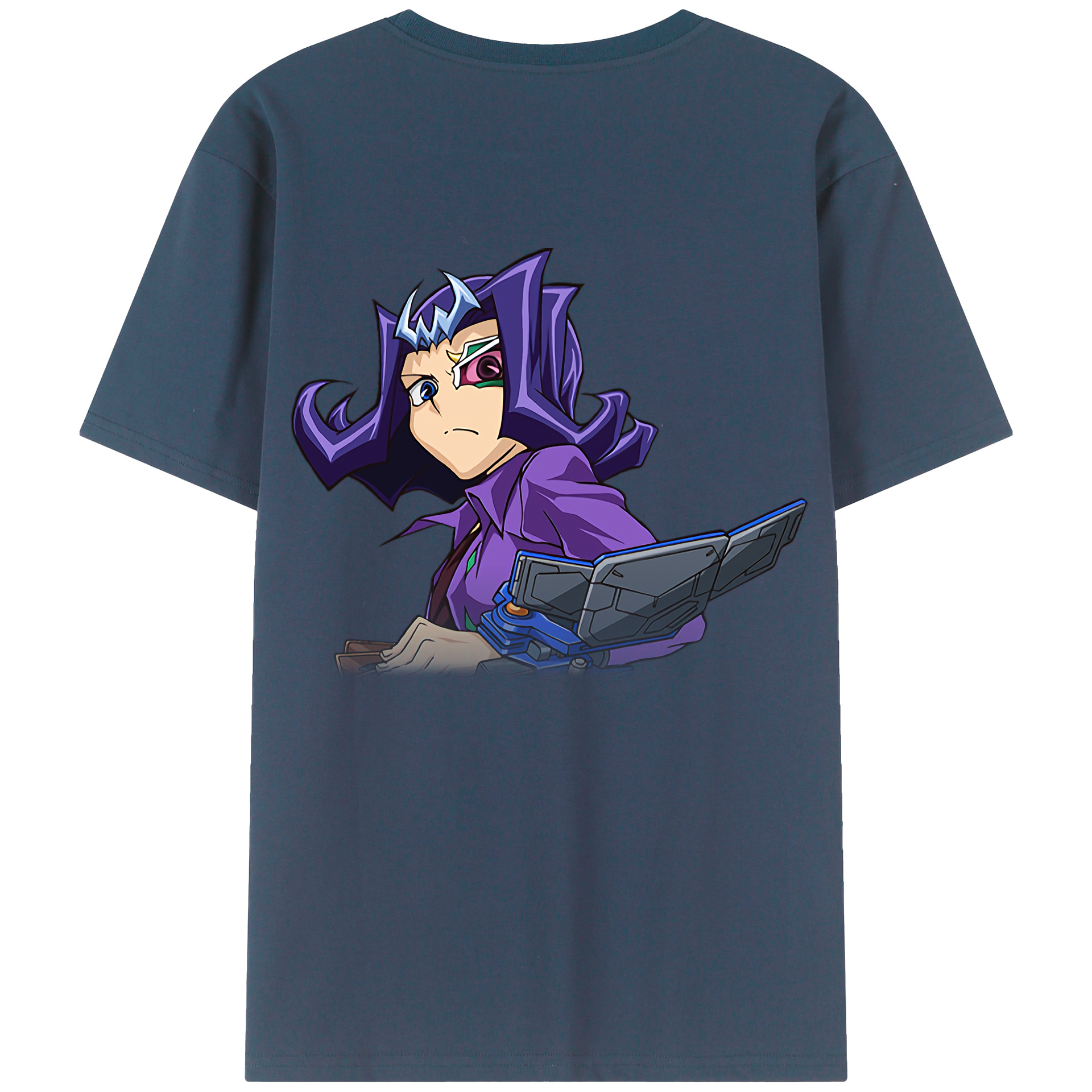 （画像用） 遊☆戯☆王 Yu-Gi-Oh! 綿100％ メンズ半袖Tシャツ（バックプリント） 通気性