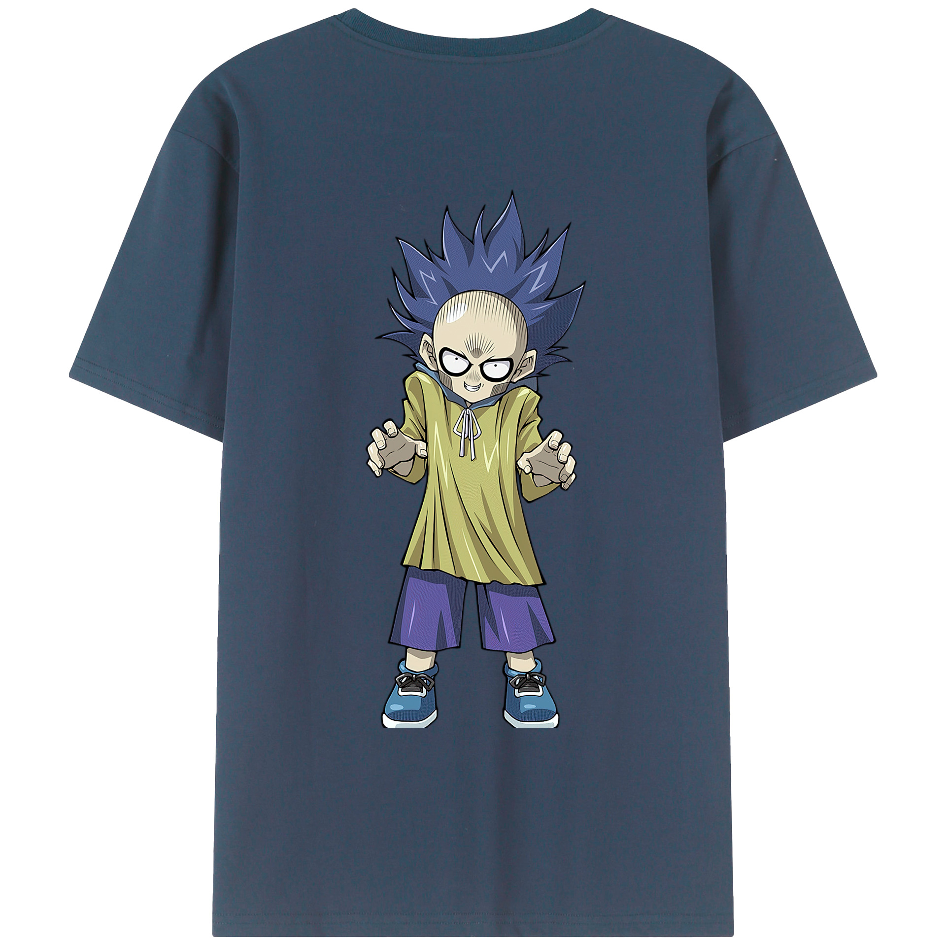 （画像用） 遊☆戯☆王 Yu-Gi-Oh! 綿100％ メンズ半袖Tシャツ（バックプリント） 通気性