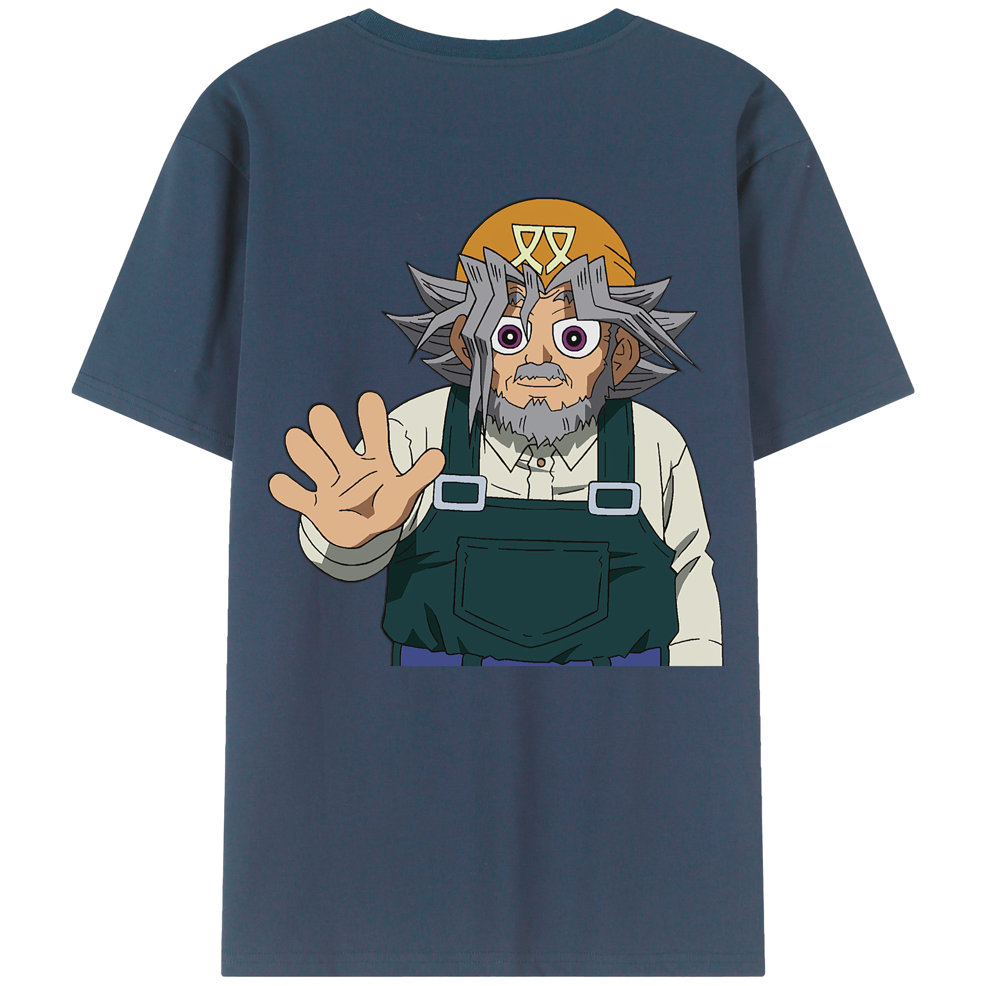 （画像用） 遊☆戯☆王 Yu-Gi-Oh! 綿100％ メンズ半袖Tシャツ（バックプリント） 通気性