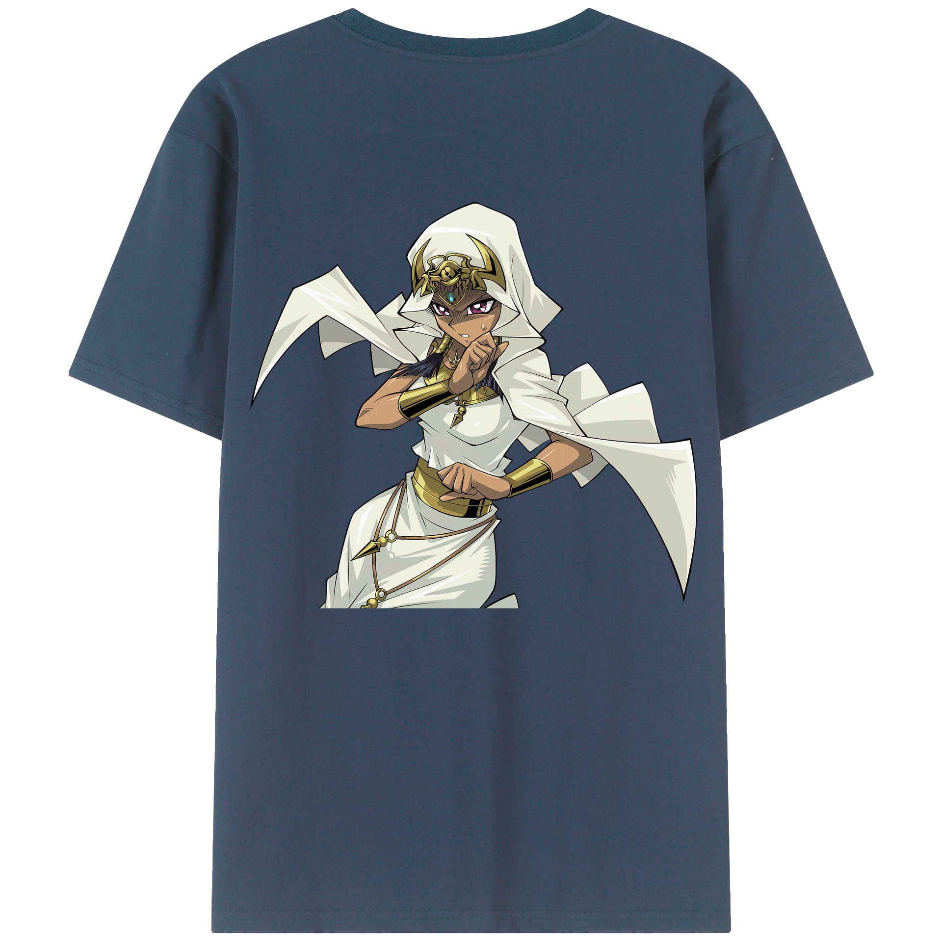 （画像用） 遊☆戯☆王 Yu-Gi-Oh! 綿100％ メンズ半袖Tシャツ（バックプリント） 通気性