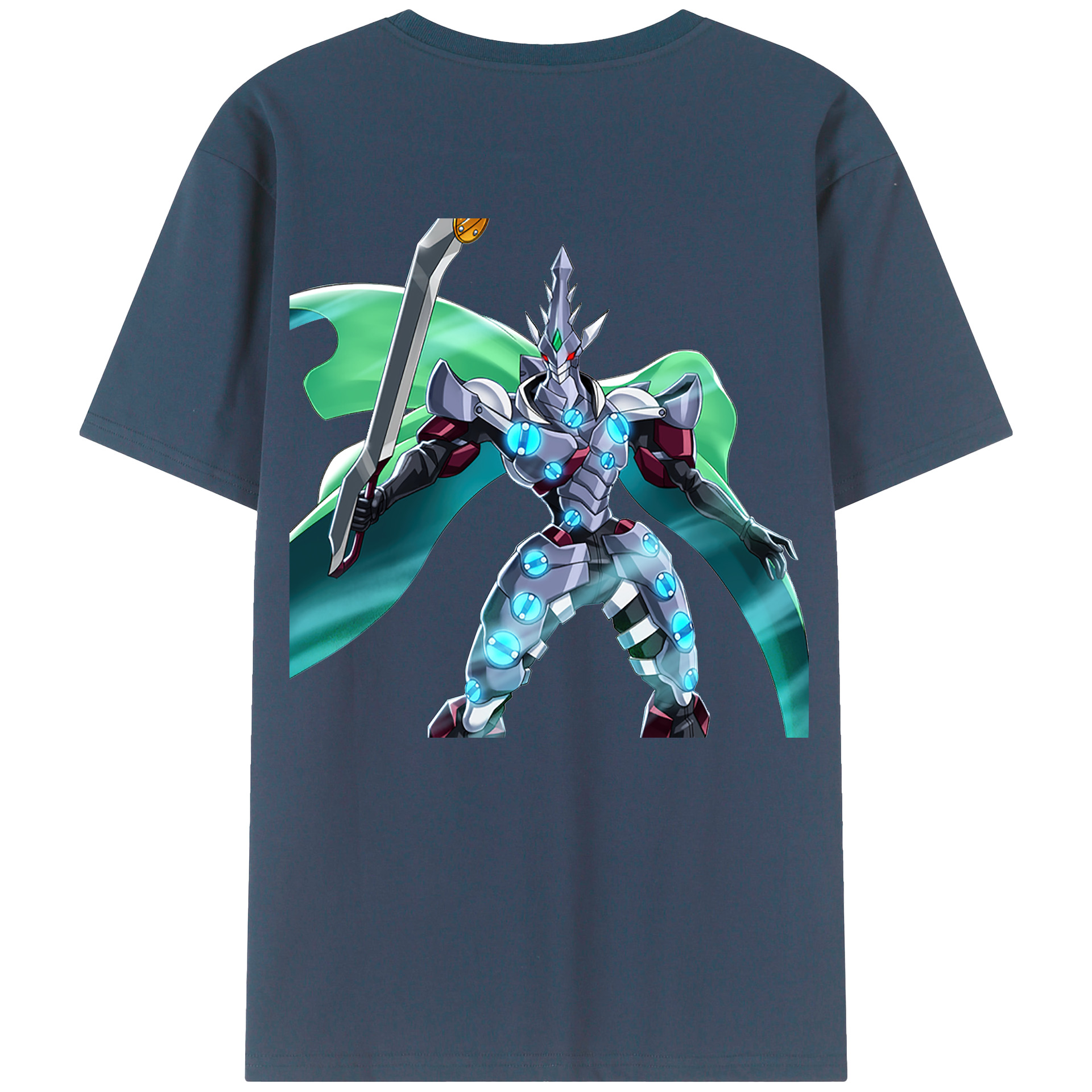 （画像用） 遊☆戯☆王 Yu-Gi-Oh! 綿100％ メンズ半袖Tシャツ（バックプリント） 通気性
