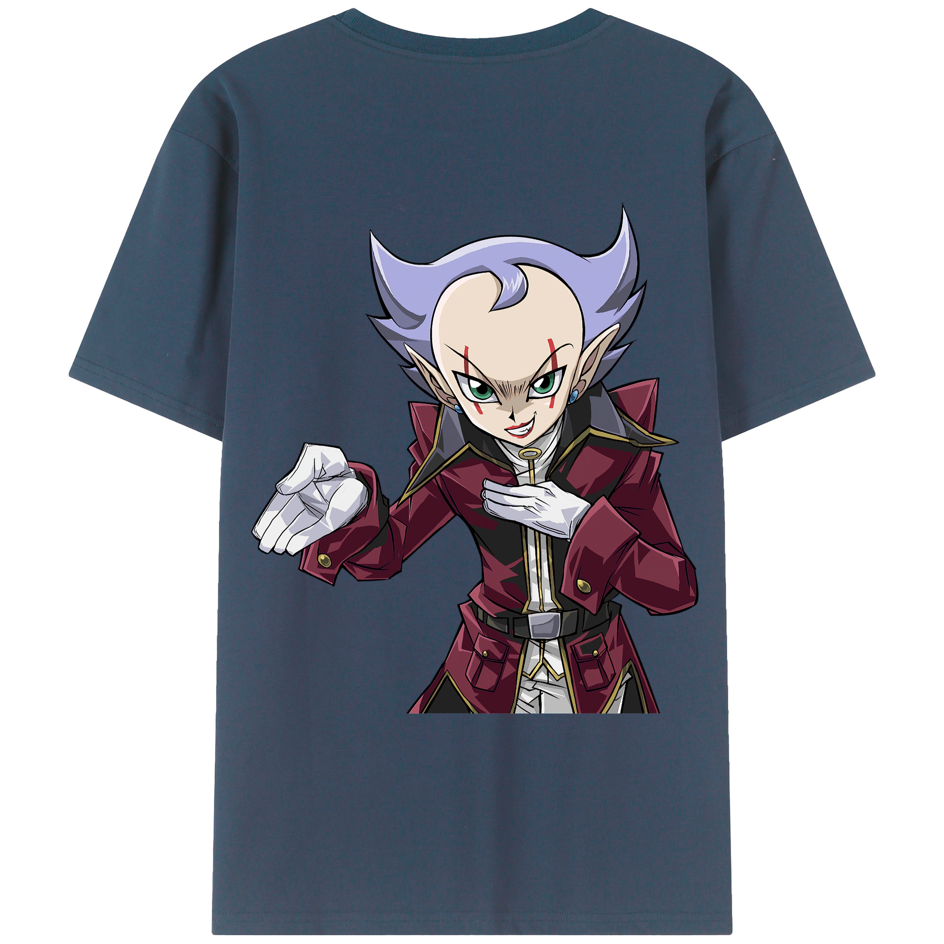 （画像用） 遊☆戯☆王 Yu-Gi-Oh! 綿100％ メンズ半袖Tシャツ（バックプリント） 通気性