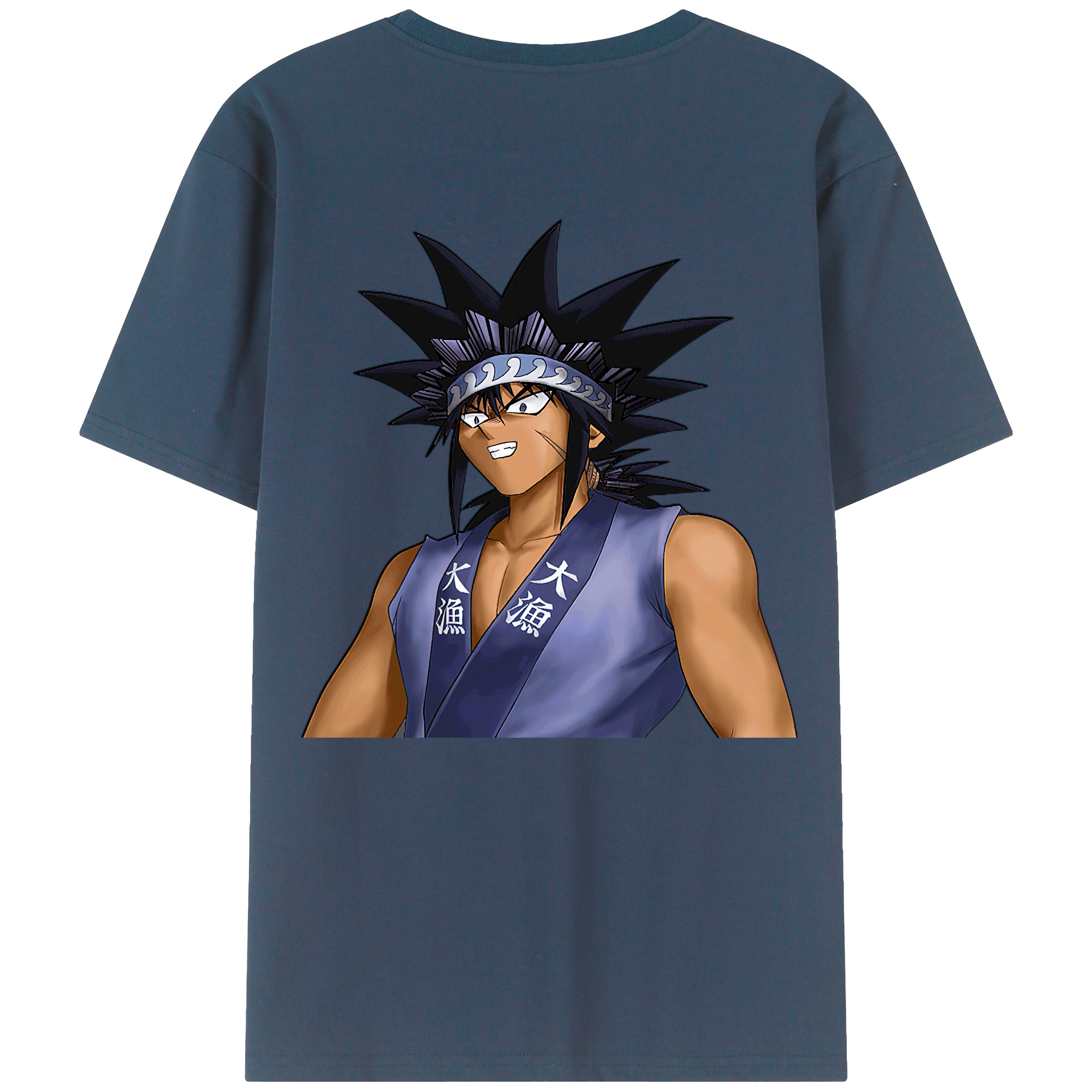（画像用） 遊☆戯☆王 Yu-Gi-Oh! 綿100％ メンズ半袖Tシャツ（バックプリント） 通気性