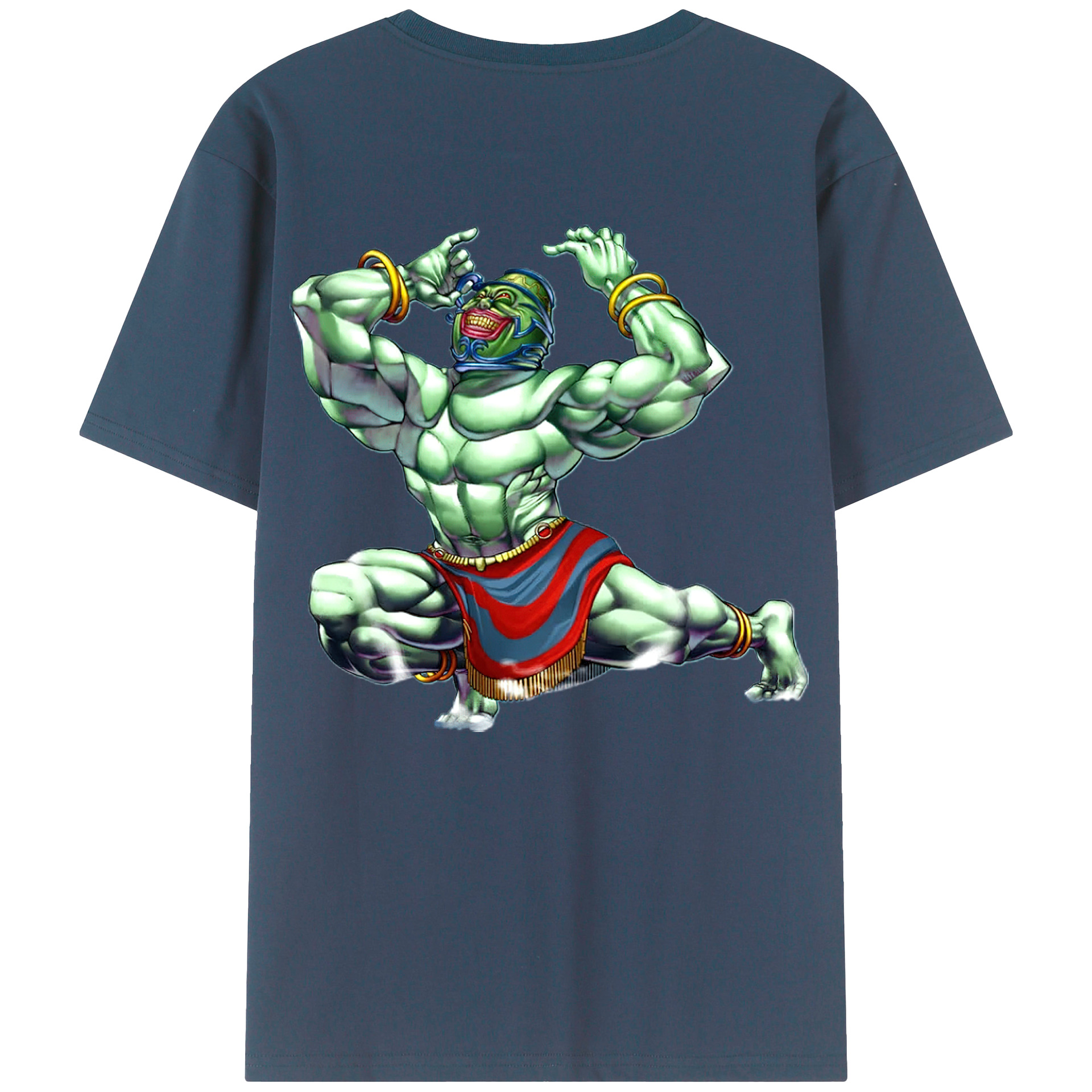 （画像用） 遊☆戯☆王 Yu-Gi-Oh! 綿100％ メンズ半袖Tシャツ（バックプリント） 通気性