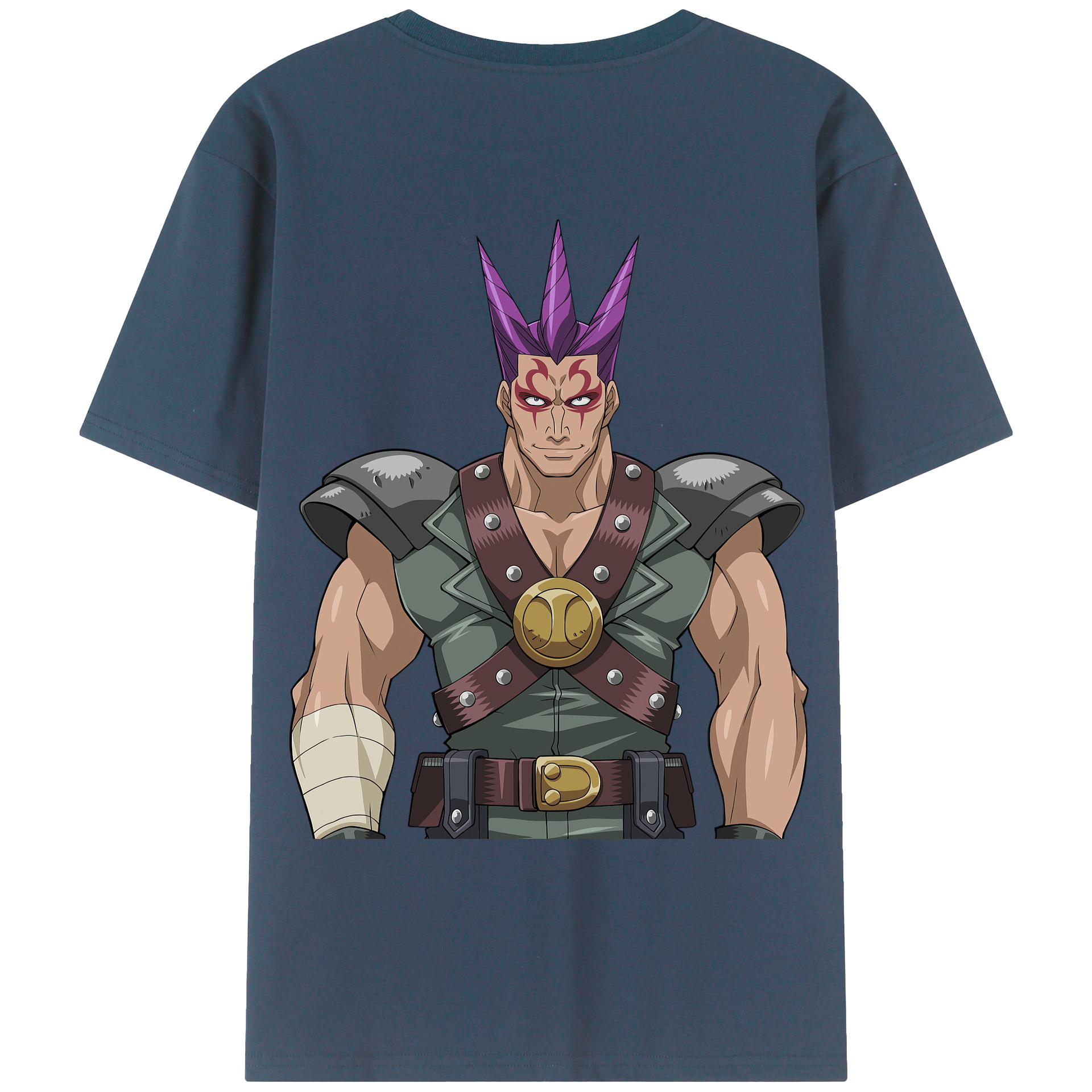 （画像用） 遊☆戯☆王 Yu-Gi-Oh! 綿100％ メンズ半袖Tシャツ（バックプリント） 通気性