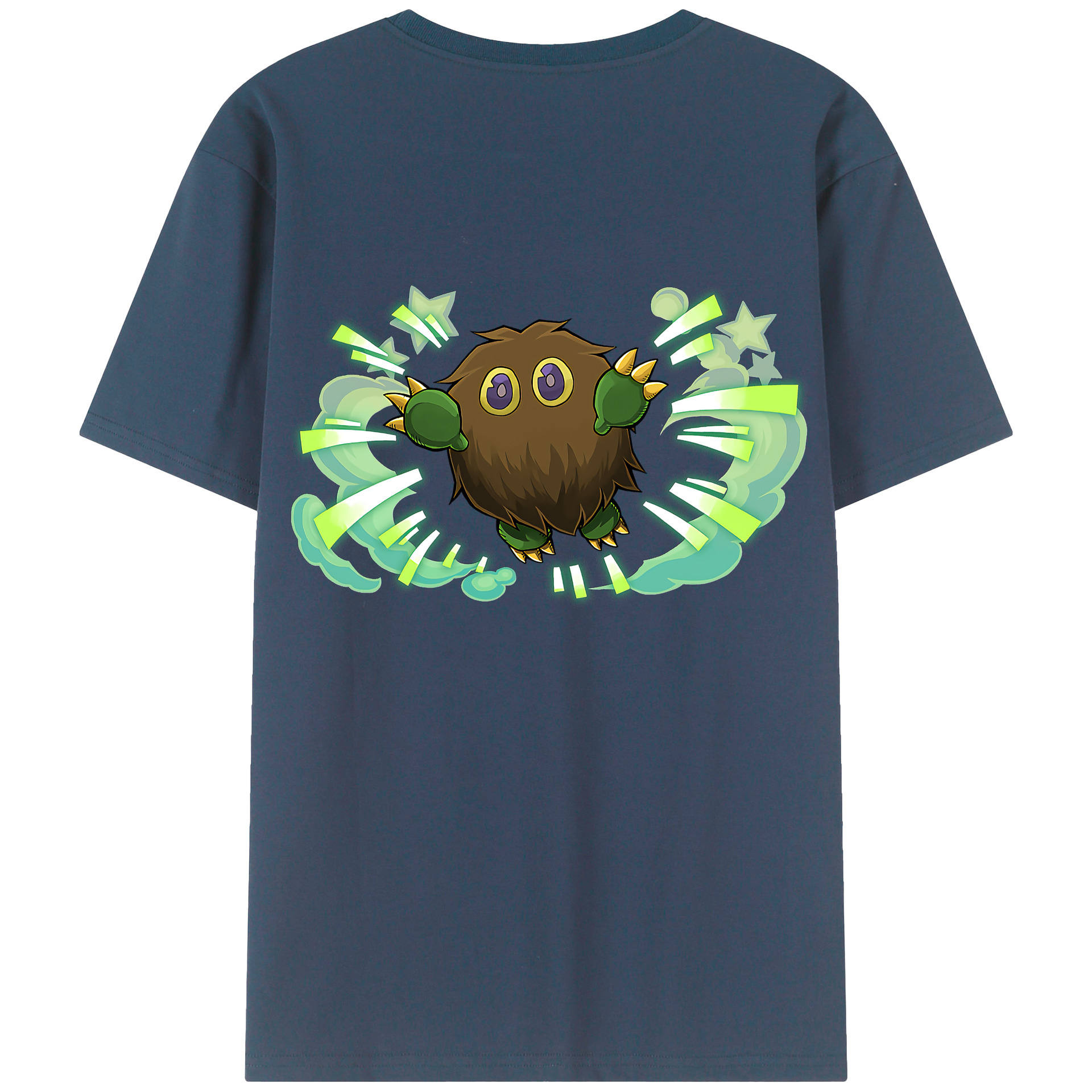 （画像用） 遊☆戯☆王 Yu-Gi-Oh! 綿100％ メンズ半袖Tシャツ（バックプリント） 通気性