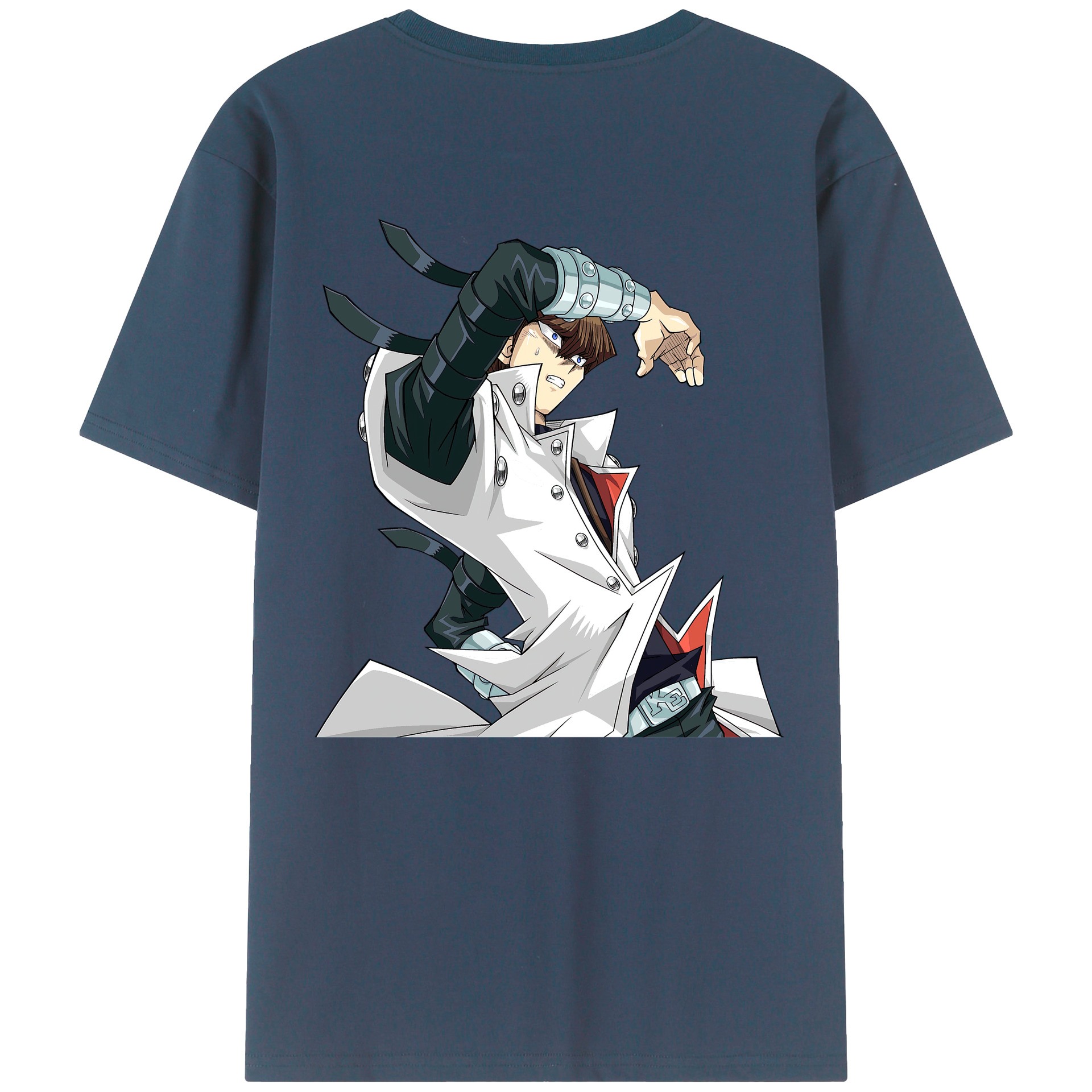 （画像用） 遊☆戯☆王 Yu-Gi-Oh! 綿100％ メンズ半袖Tシャツ（バックプリント） 通気性