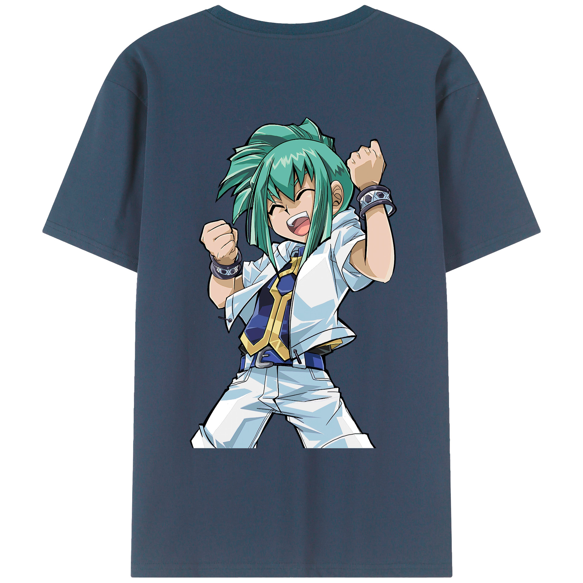 （画像用） 遊☆戯☆王 Yu-Gi-Oh! 綿100％ メンズ半袖Tシャツ（バックプリント） 通気性