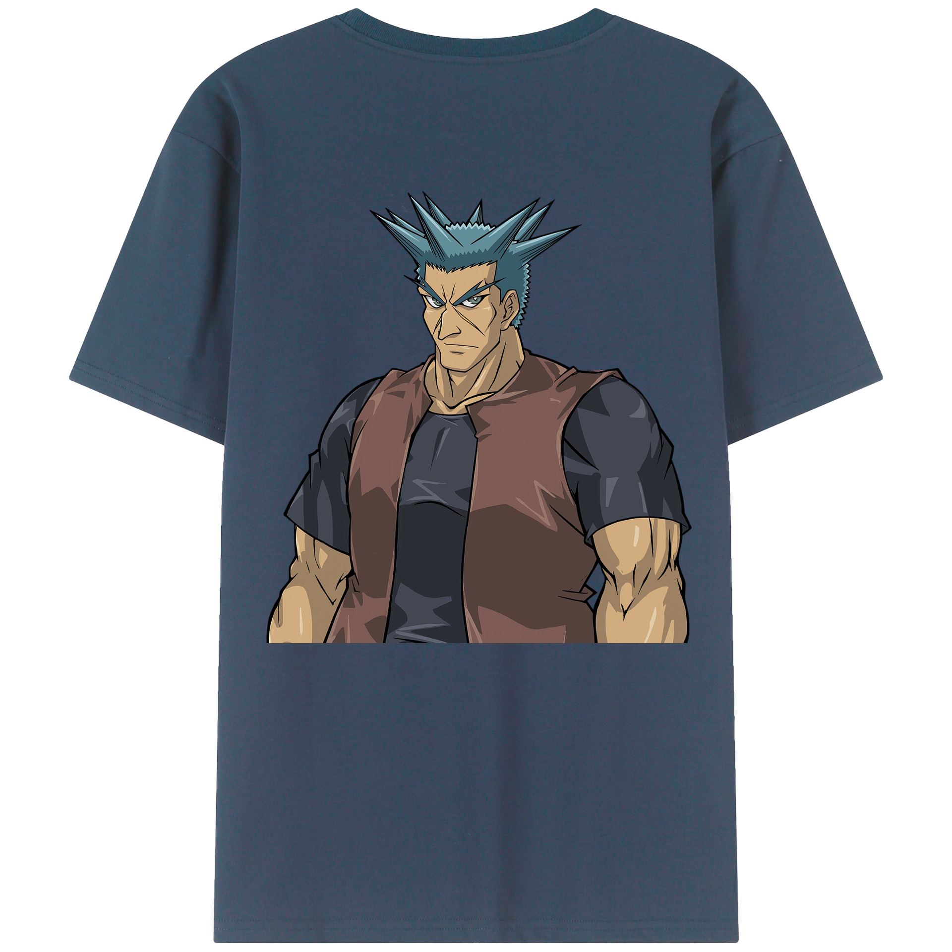 （画像用） 遊☆戯☆王 Yu-Gi-Oh! 綿100％ メンズ半袖Tシャツ（バックプリント） 通気性