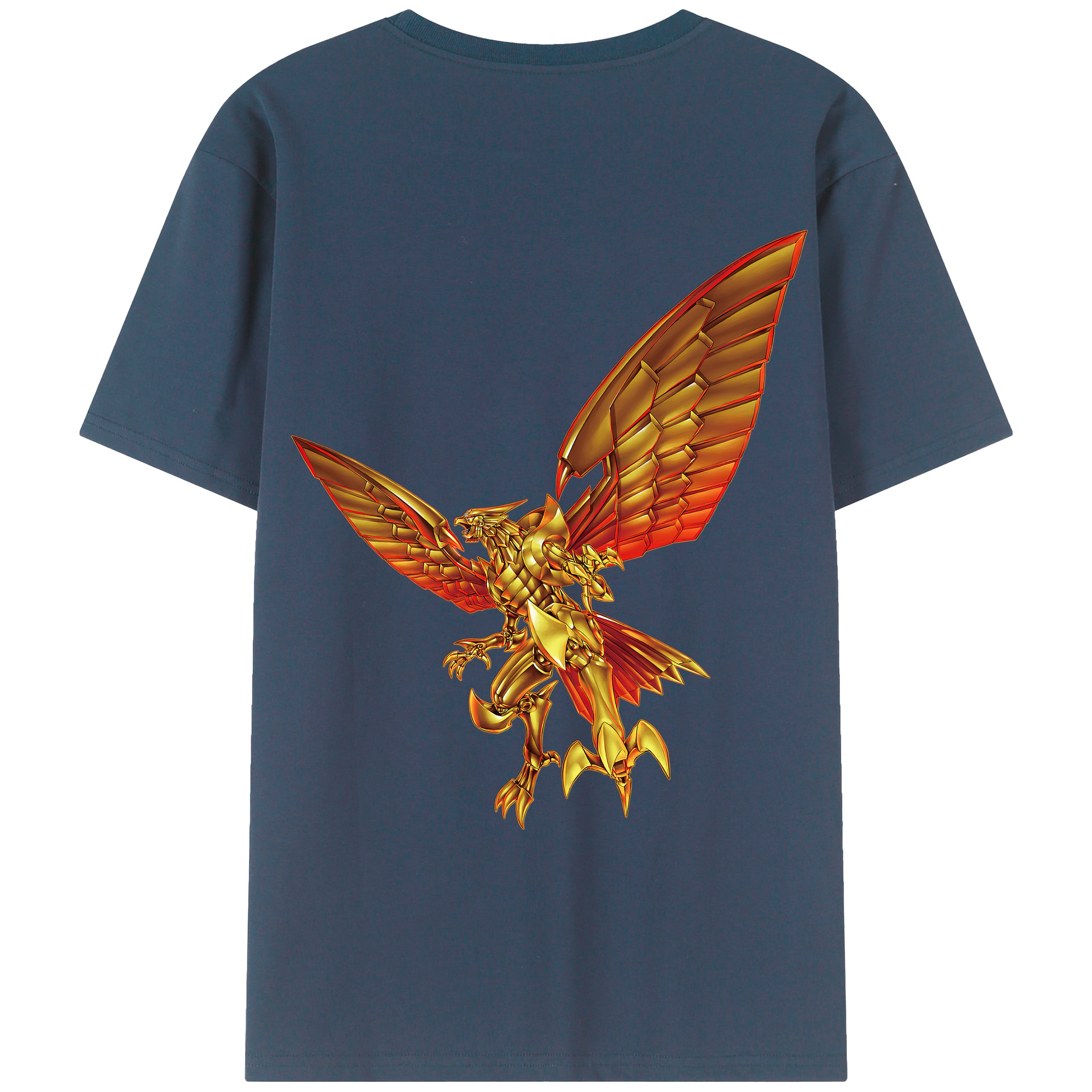 （画像用） 遊☆戯☆王 Yu-Gi-Oh! 綿100％ メンズ半袖Tシャツ（バックプリント） 通気性