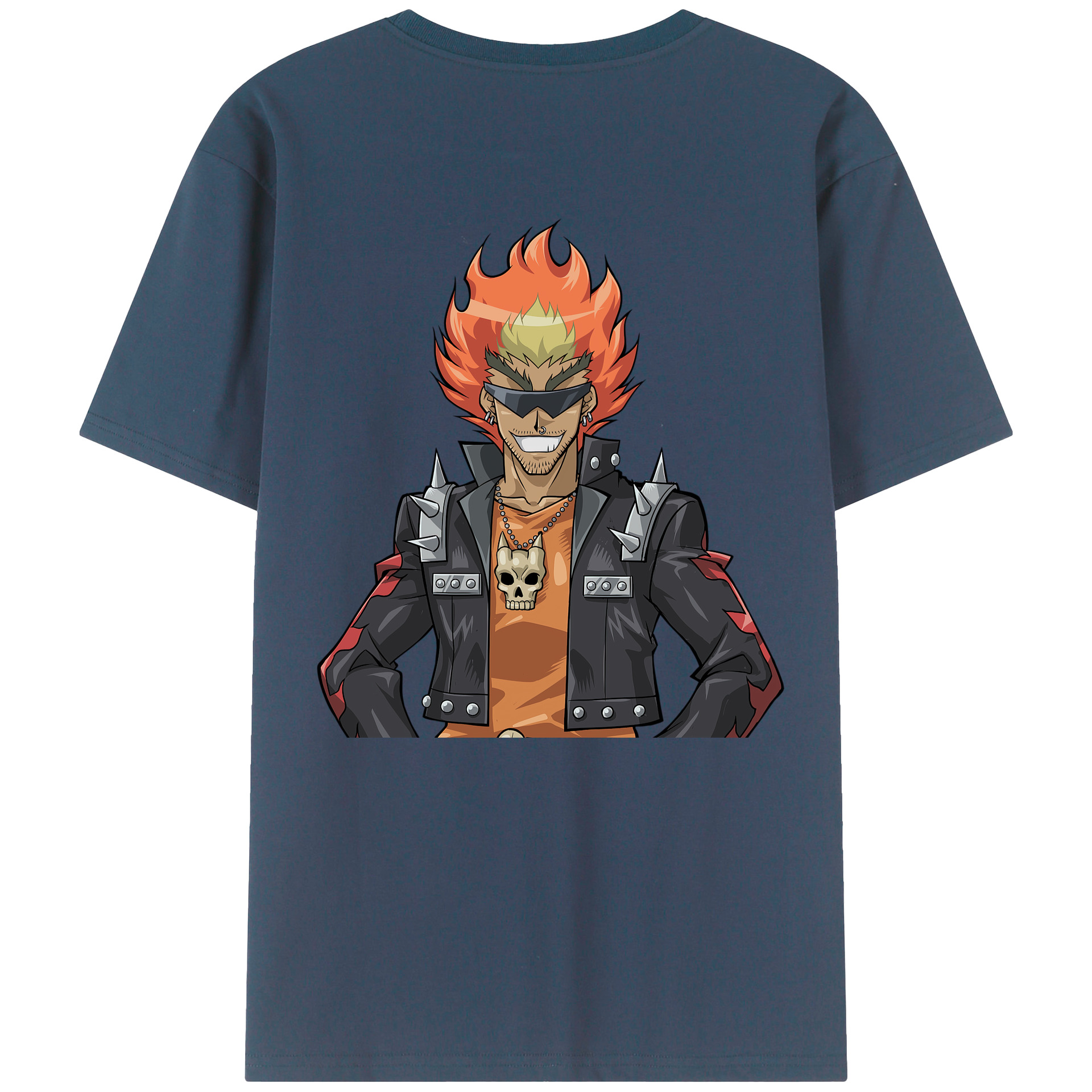 （画像用） 遊☆戯☆王 Yu-Gi-Oh! 綿100％ メンズ半袖Tシャツ（バックプリント） 通気性
