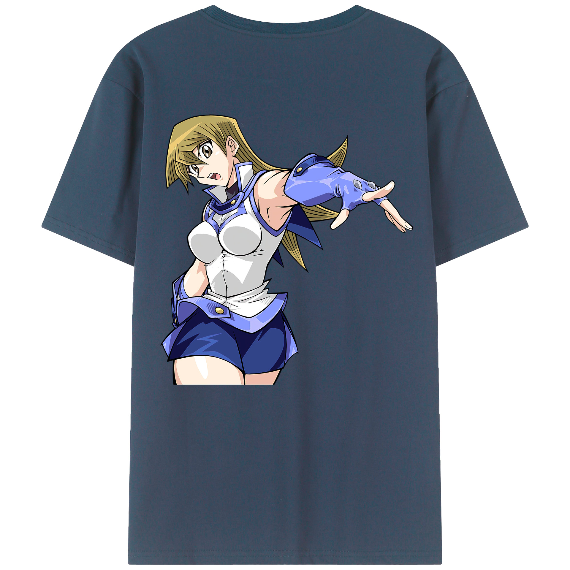 （画像用） 遊☆戯☆王 Yu-Gi-Oh! 綿100％ メンズ半袖Tシャツ（バックプリント） 通気性