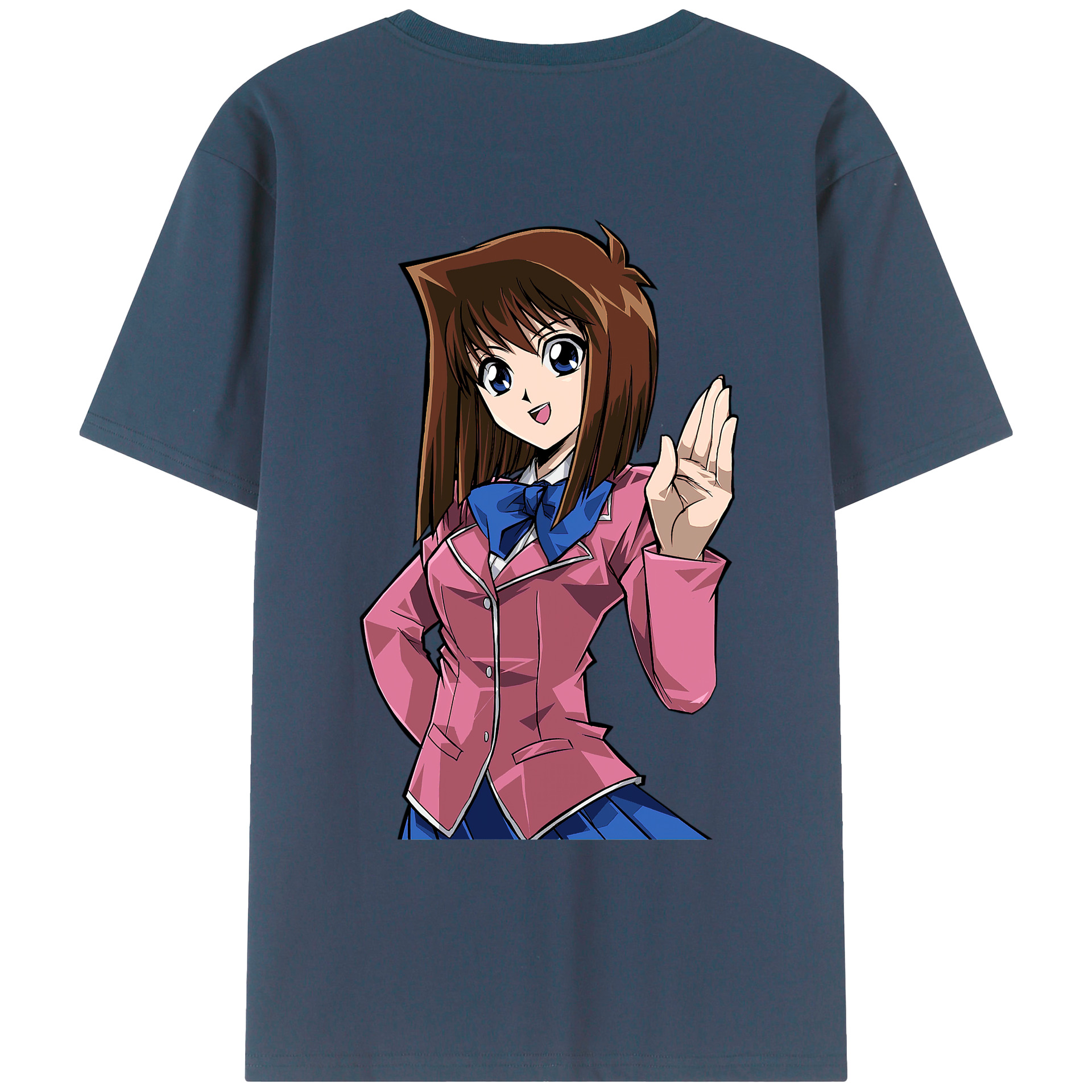 （画像用） 遊☆戯☆王 Yu-Gi-Oh! 綿100％ メンズ半袖Tシャツ（バックプリント） 通気性