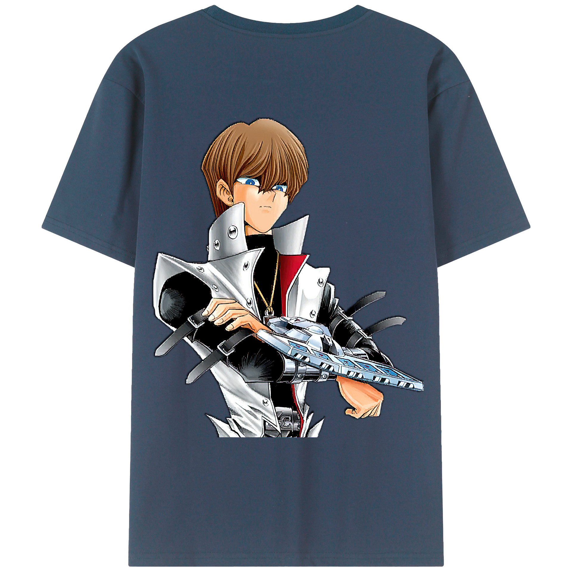 （画像用） 遊☆戯☆王 Yu-Gi-Oh! 綿100％ メンズ半袖Tシャツ（バックプリント） 通気性