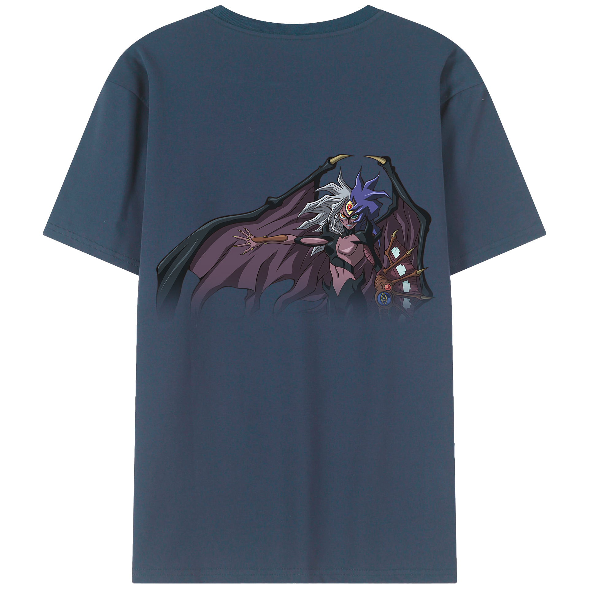 （画像用） 遊☆戯☆王 Yu-Gi-Oh! 綿100％ メンズ半袖Tシャツ（バックプリント） 通気性
