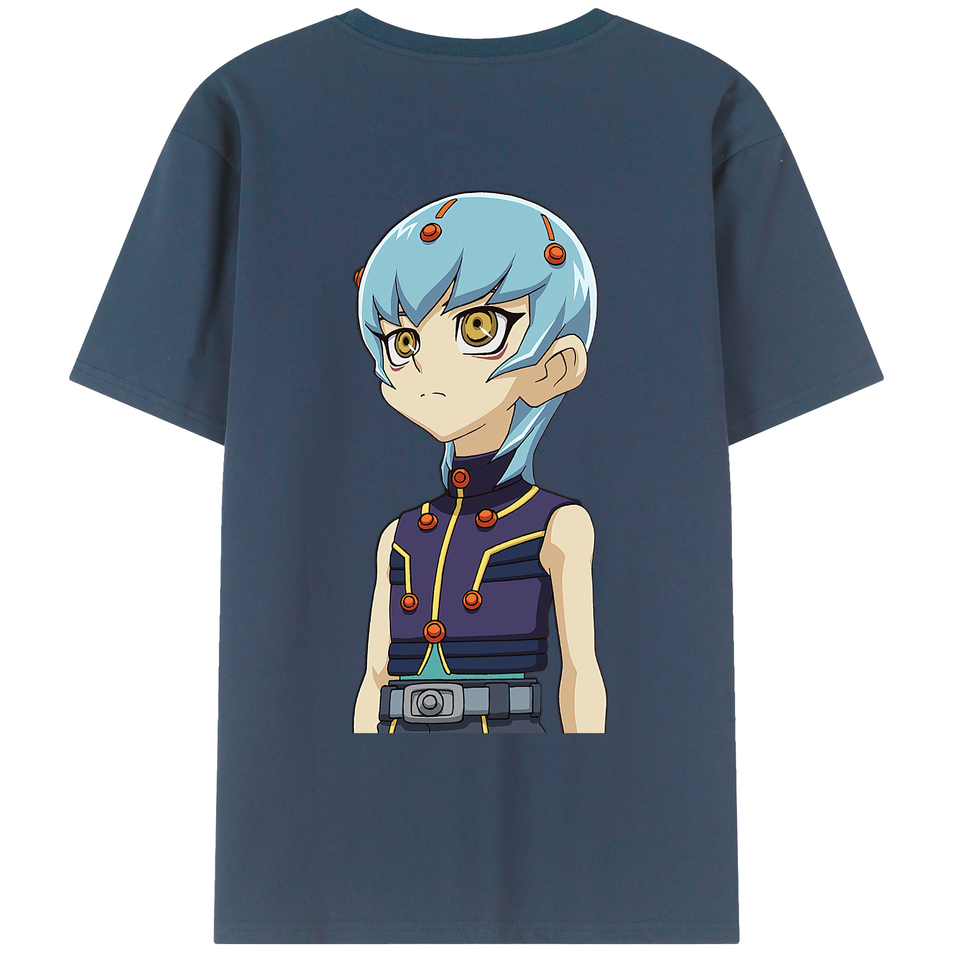 （画像用） 遊☆戯☆王 Yu-Gi-Oh! 綿100％ メンズ半袖Tシャツ（バックプリント） 通気性