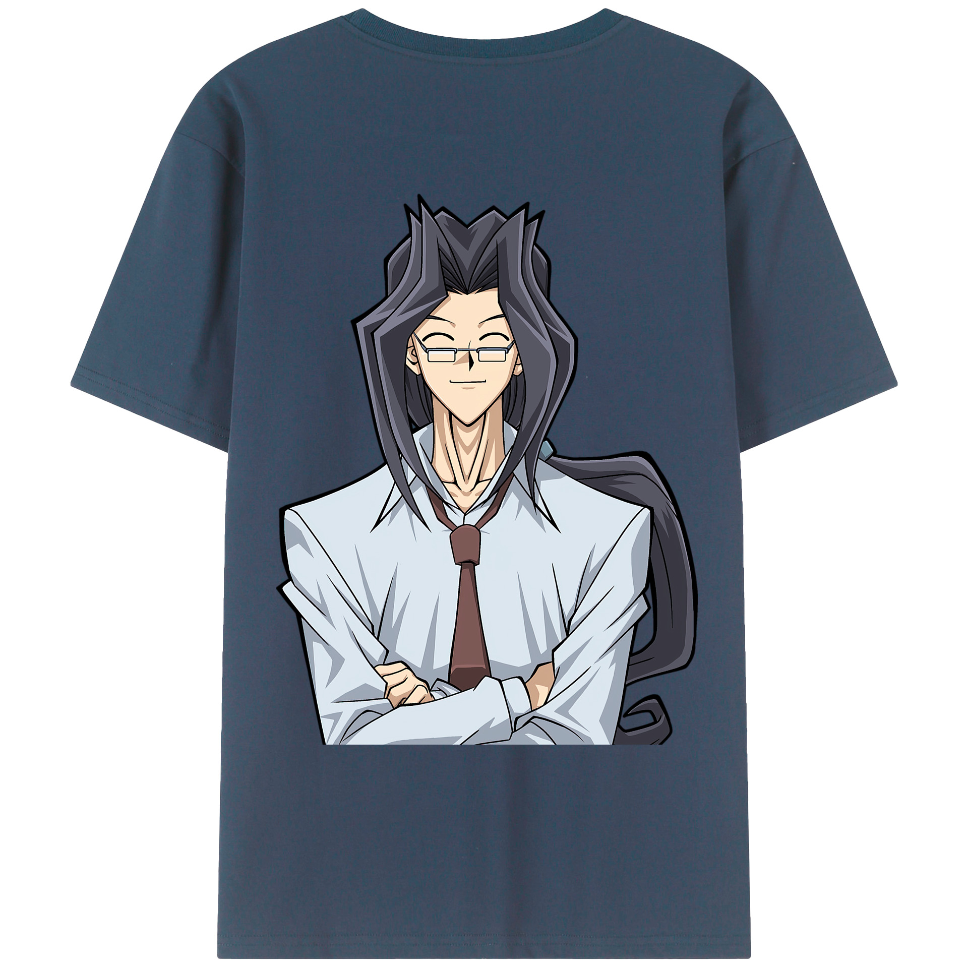 （画像用） 遊☆戯☆王 Yu-Gi-Oh! 綿100％ メンズ半袖Tシャツ（バックプリント） 通気性