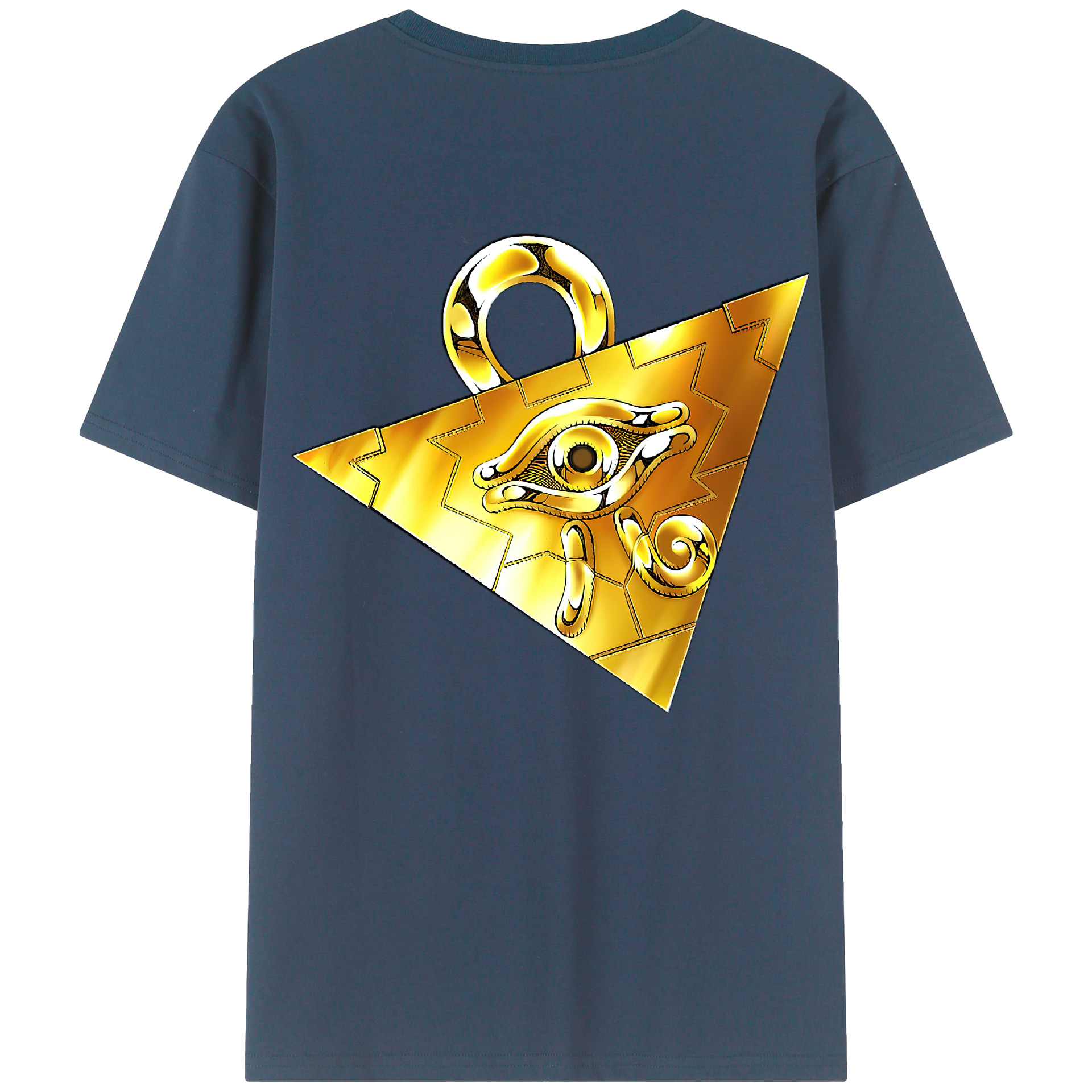 （画像用） 遊☆戯☆王 Yu-Gi-Oh! 綿100％ メンズ半袖Tシャツ（バックプリント） 通気性