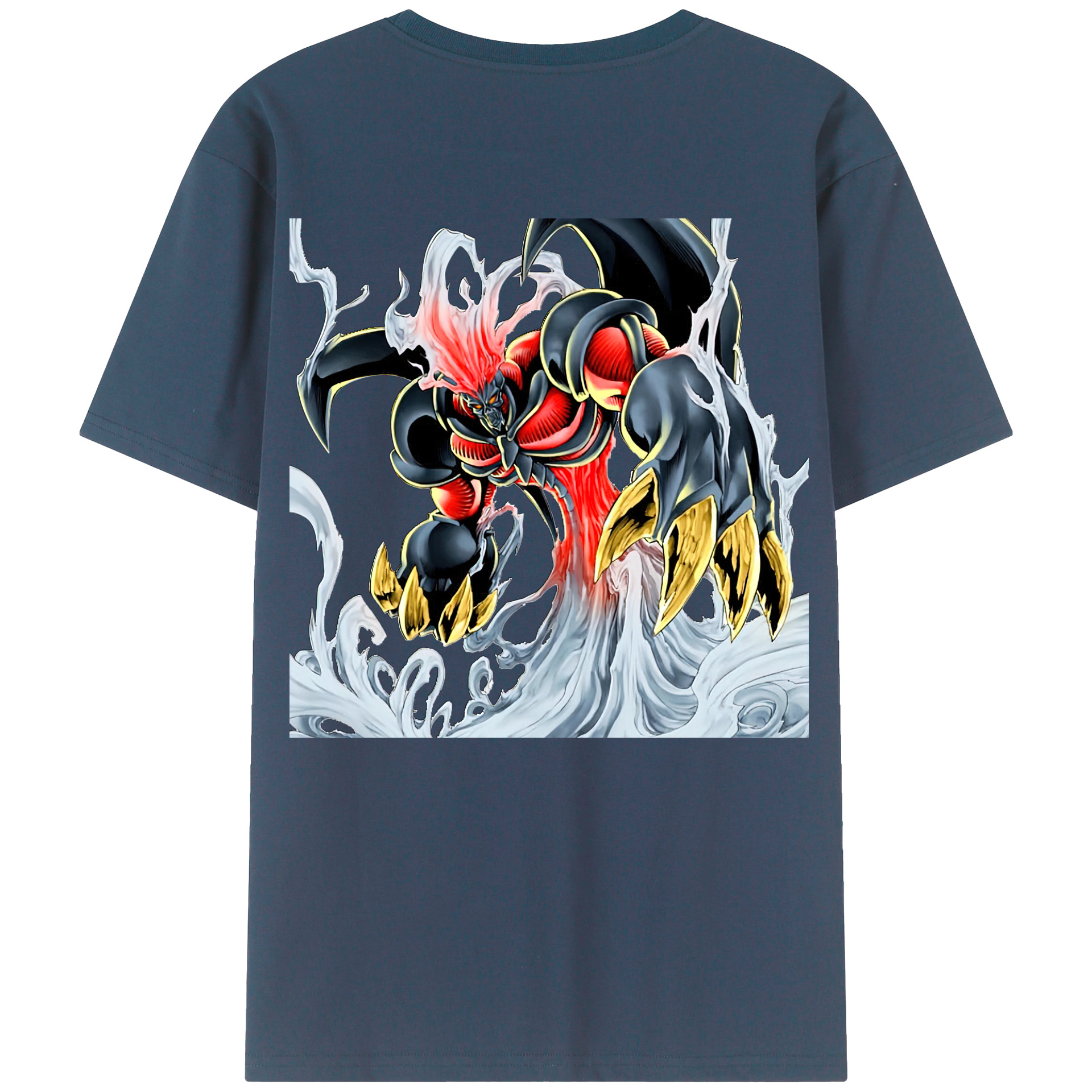 （画像用） 遊☆戯☆王 Yu-Gi-Oh! 綿100％ メンズ半袖Tシャツ（バックプリント） 通気性