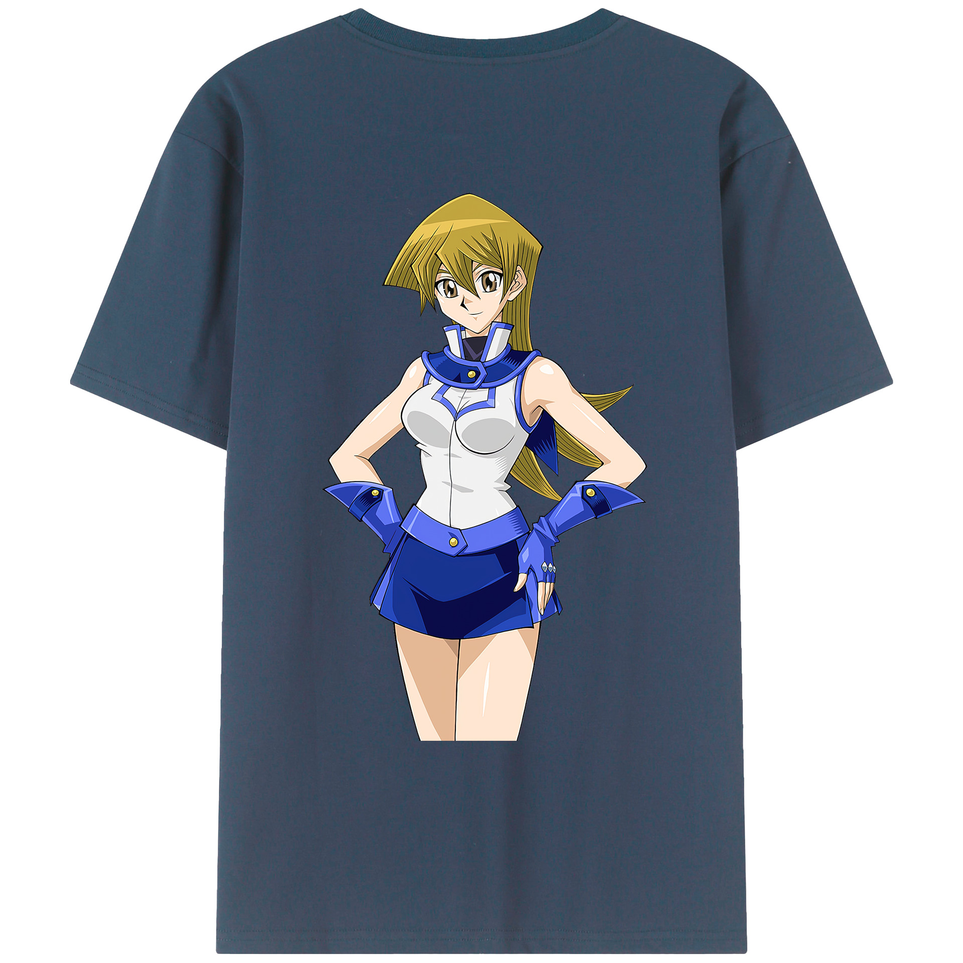 （画像用） 遊☆戯☆王 Yu-Gi-Oh! 綿100％ メンズ半袖Tシャツ（バックプリント） 通気性