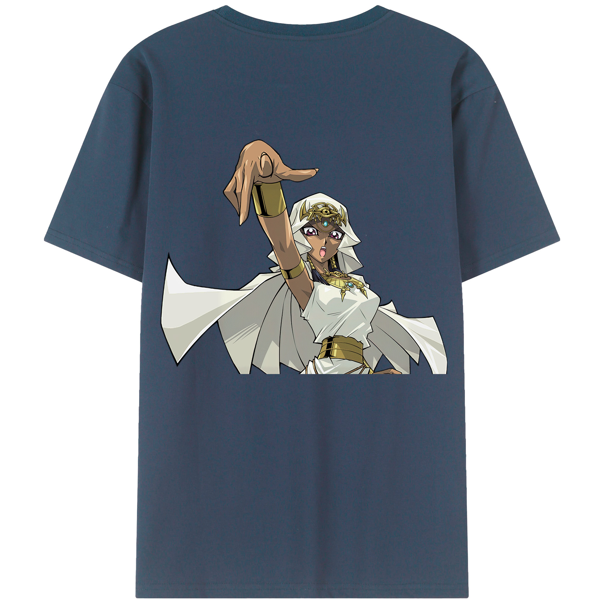 （画像用） 遊☆戯☆王 Yu-Gi-Oh! 綿100％ メンズ半袖Tシャツ（バックプリント） 通気性