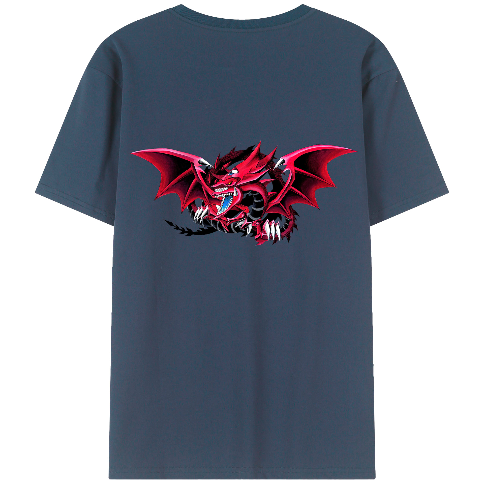 （画像用） 遊☆戯☆王 Yu-Gi-Oh! 綿100％ メンズ半袖Tシャツ（バックプリント） 通気性
