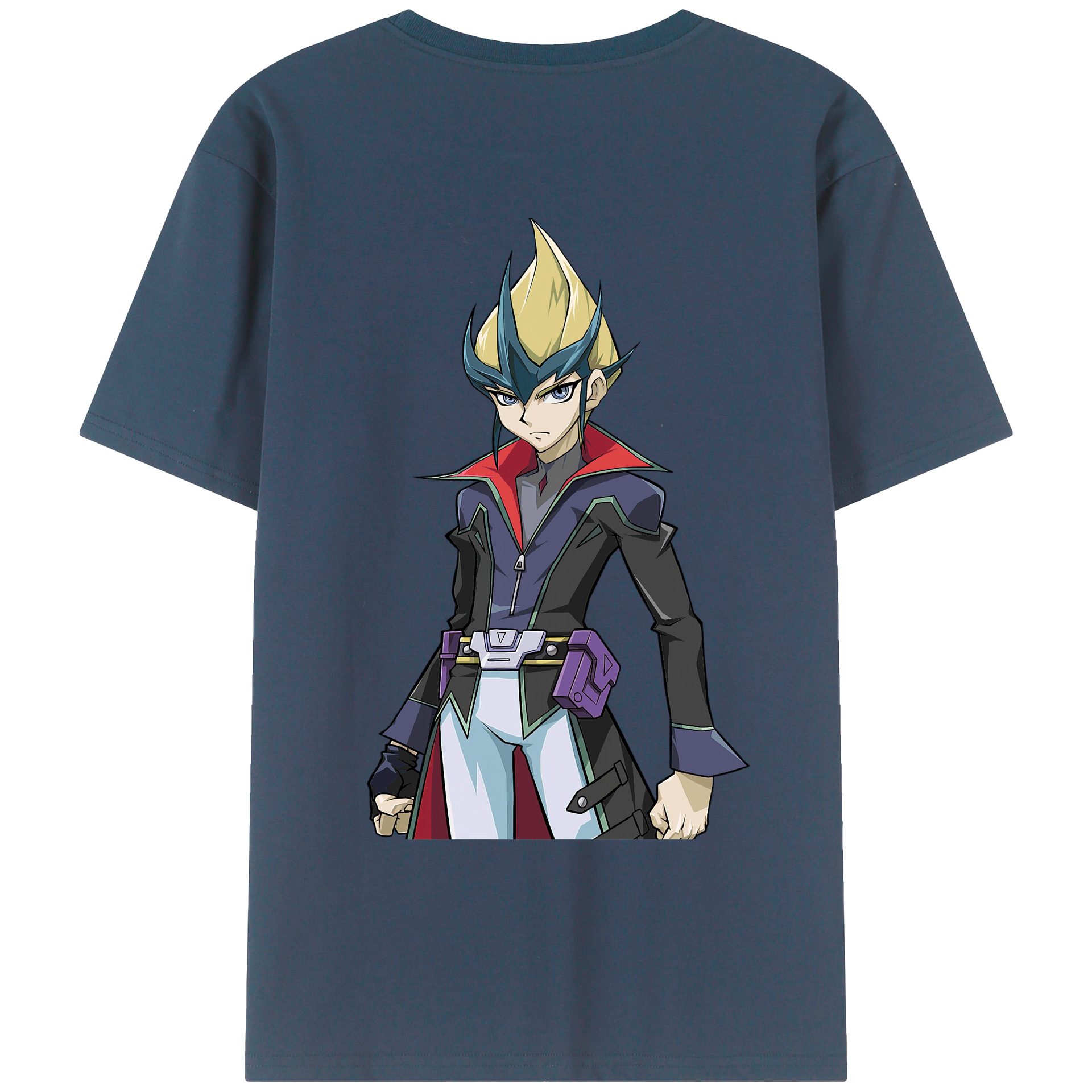 （画像用） 遊☆戯☆王 Yu-Gi-Oh! 綿100％ メンズ半袖Tシャツ（バックプリント） 通気性