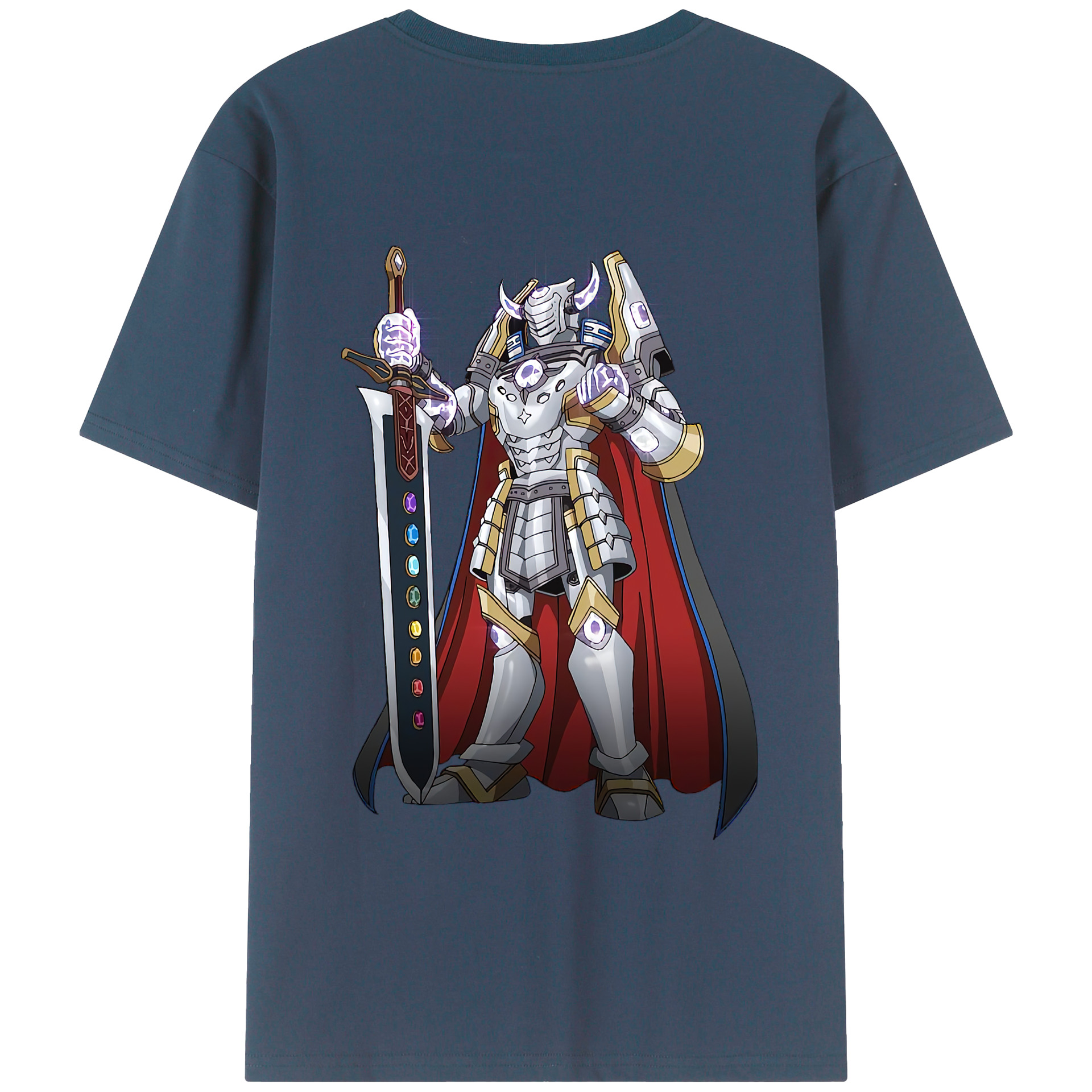 （画像用） 遊☆戯☆王 Yu-Gi-Oh! 綿100％ メンズ半袖Tシャツ（バックプリント） 通気性