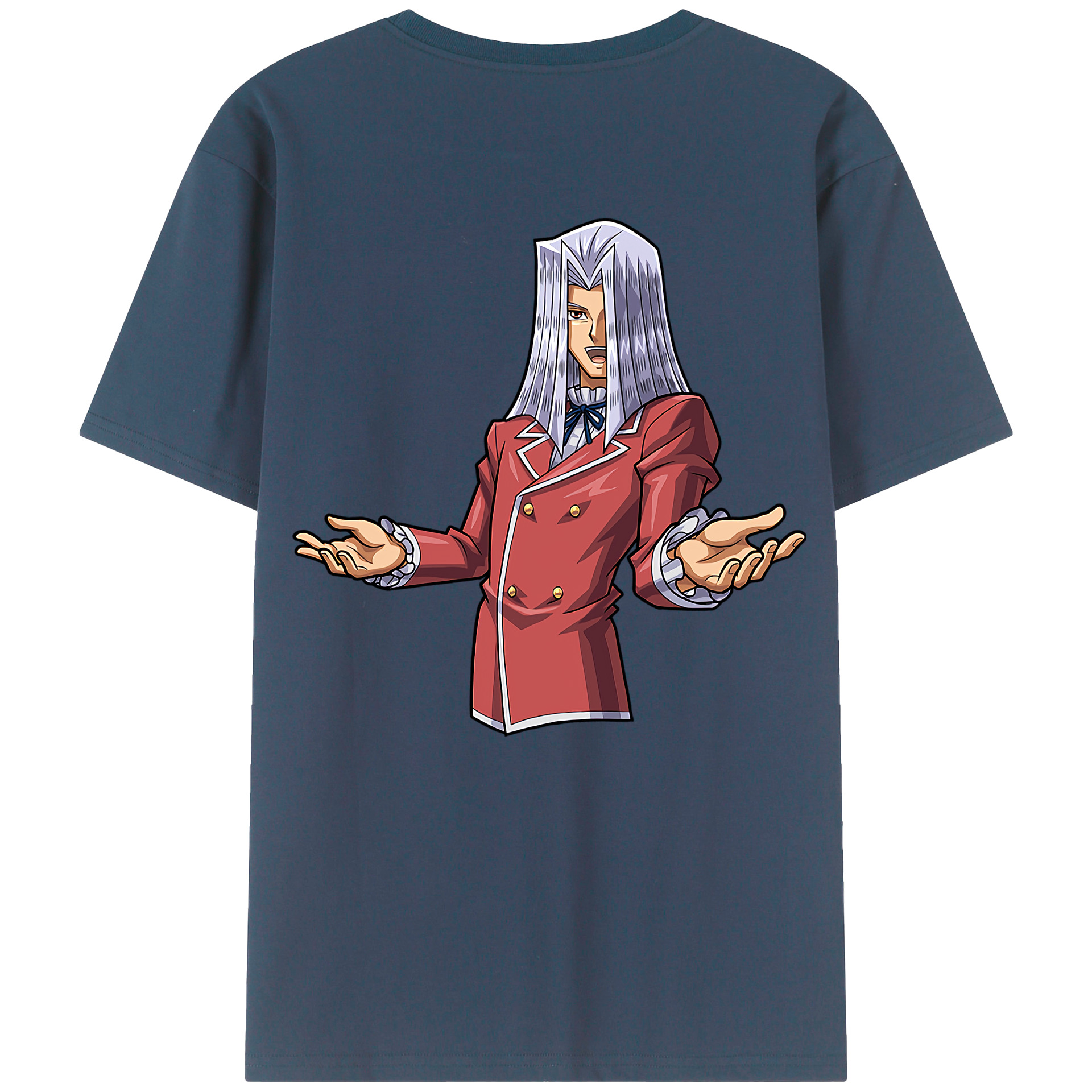 （画像用） 遊☆戯☆王 Yu-Gi-Oh! 綿100％ メンズ半袖Tシャツ（バックプリント） 通気性