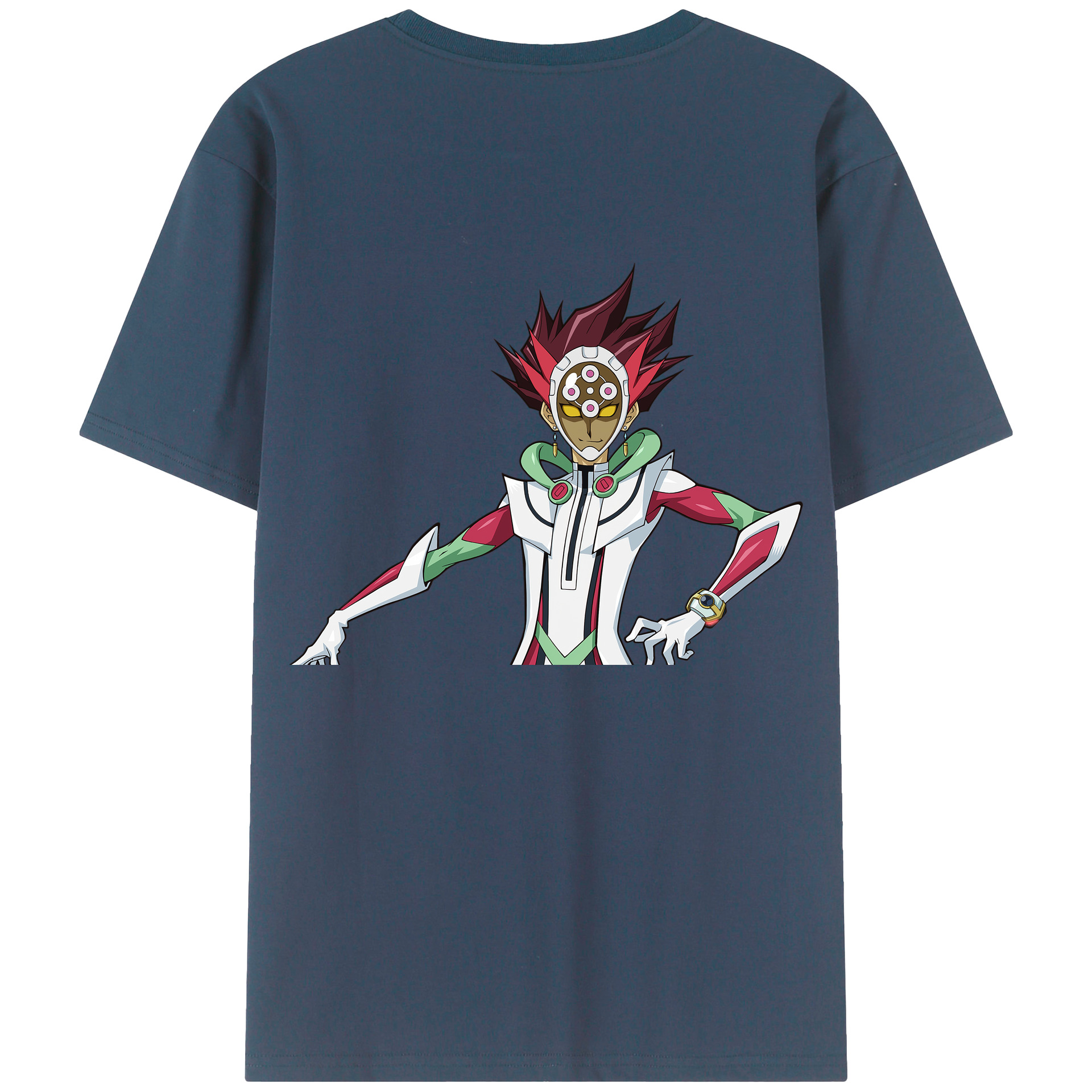 （画像用） 遊☆戯☆王 Yu-Gi-Oh! 綿100％ メンズ半袖Tシャツ（バックプリント） 通気性